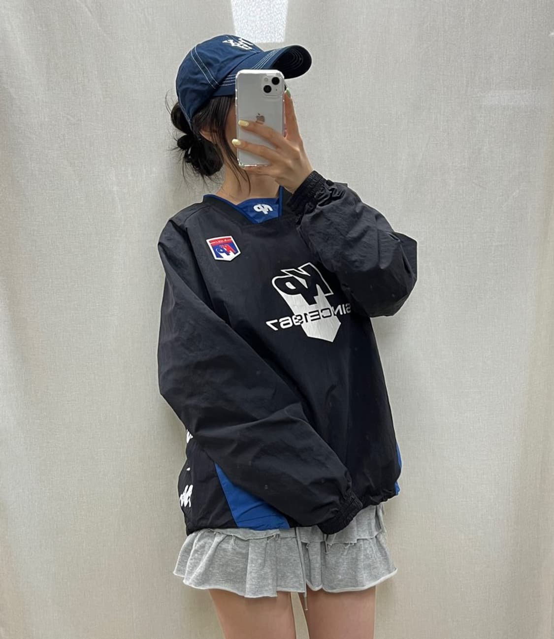 카파 긴팔 우븐 져지/웜업/#3583 상품이미지1