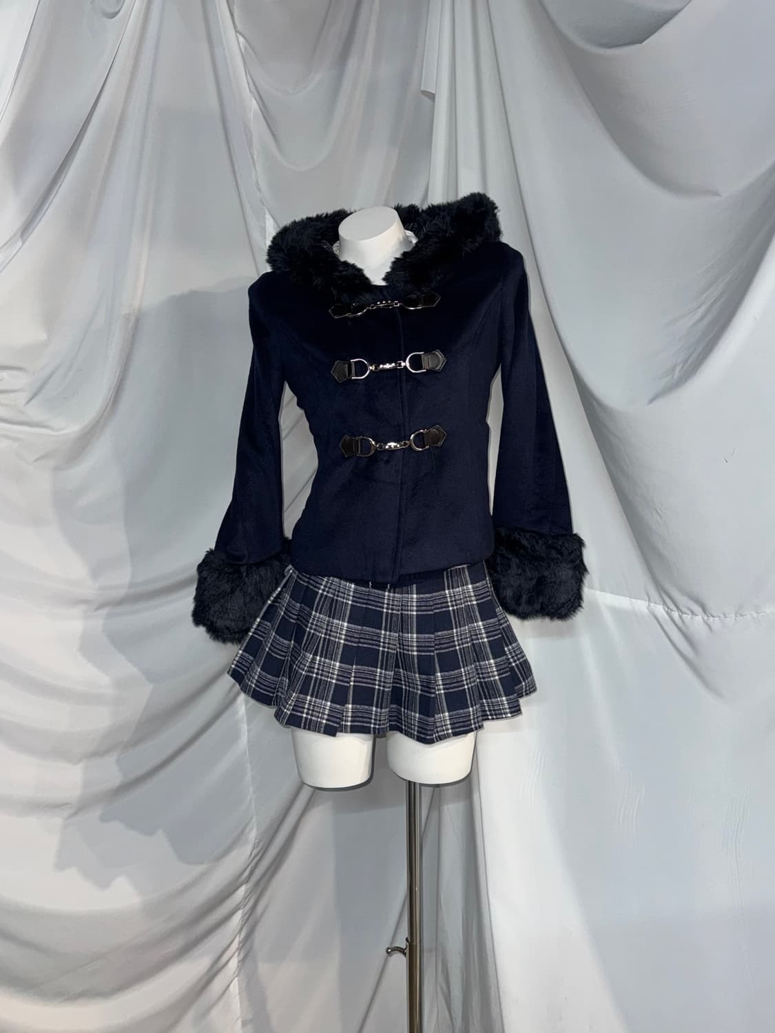 세실맥비 네이비 히메 갸루 프레피 코디세트 상품이미지6