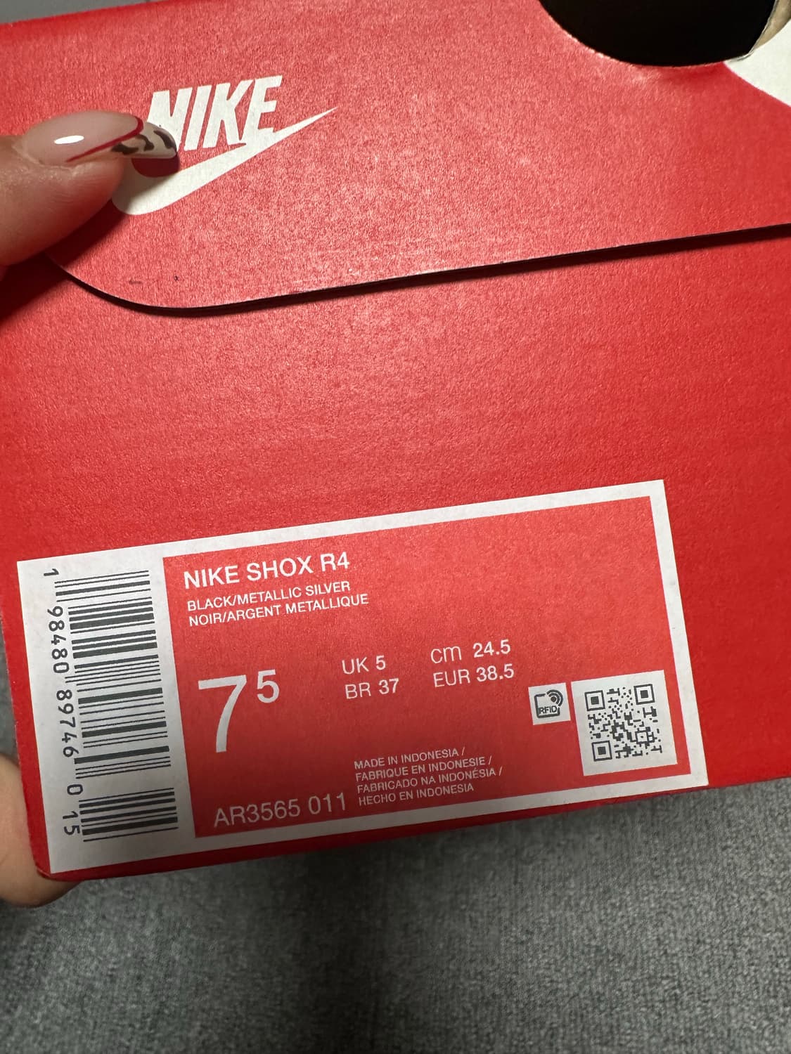 나이키 샥스r4 245 거의 새상품 상품이미지6