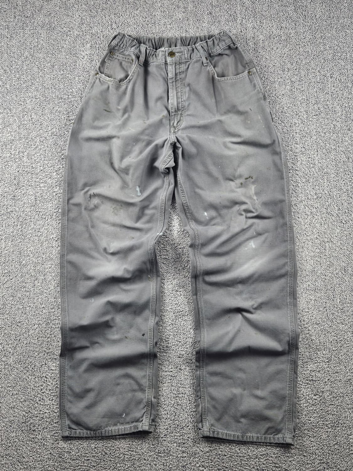 칼하트 밴딩커스텀 캔버스 카펜터 워크 팬츠 (38X34) / 10637 상품이미지3