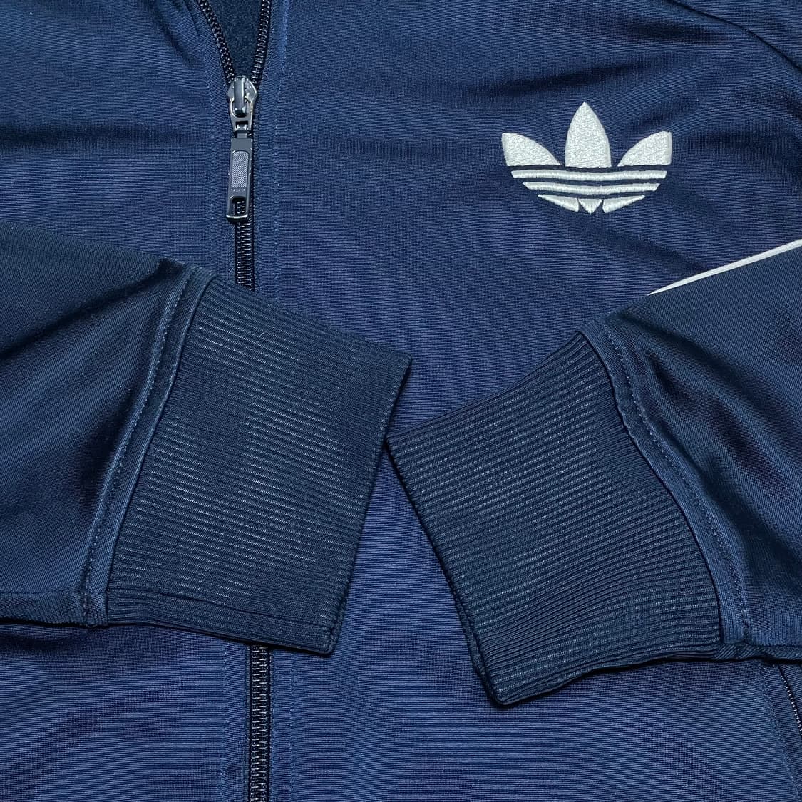 [XL] 아디다스 파이어버드 네이비/화이트 남흰 트랙탑 져지 상품이미지3