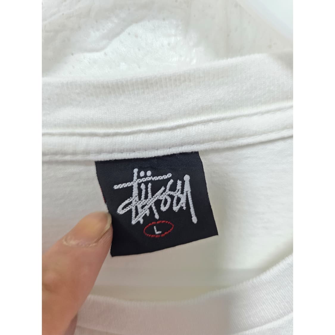 스투시 화이트 롱슬리브 흰색 L 상품이미지2