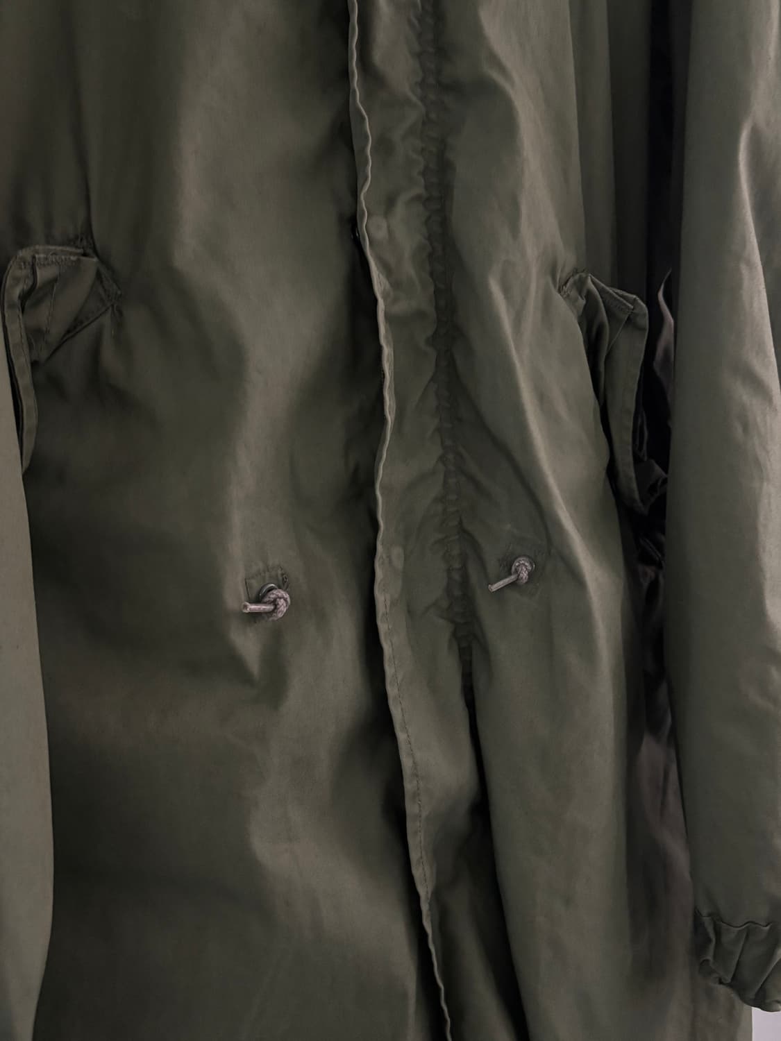 오리지널 M-65 피쉬테일 카키 파카 상품이미지7