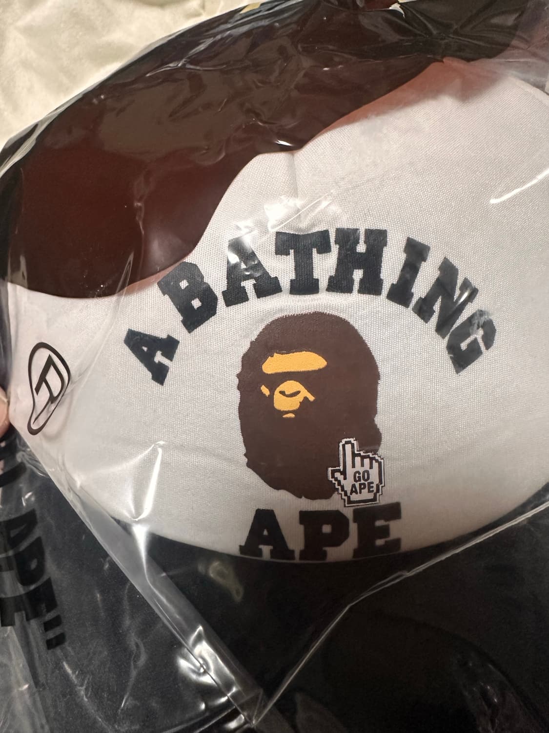 베이프 고 에이프 포인터 컬리지 메쉬 캡 블랙 상품이미지3