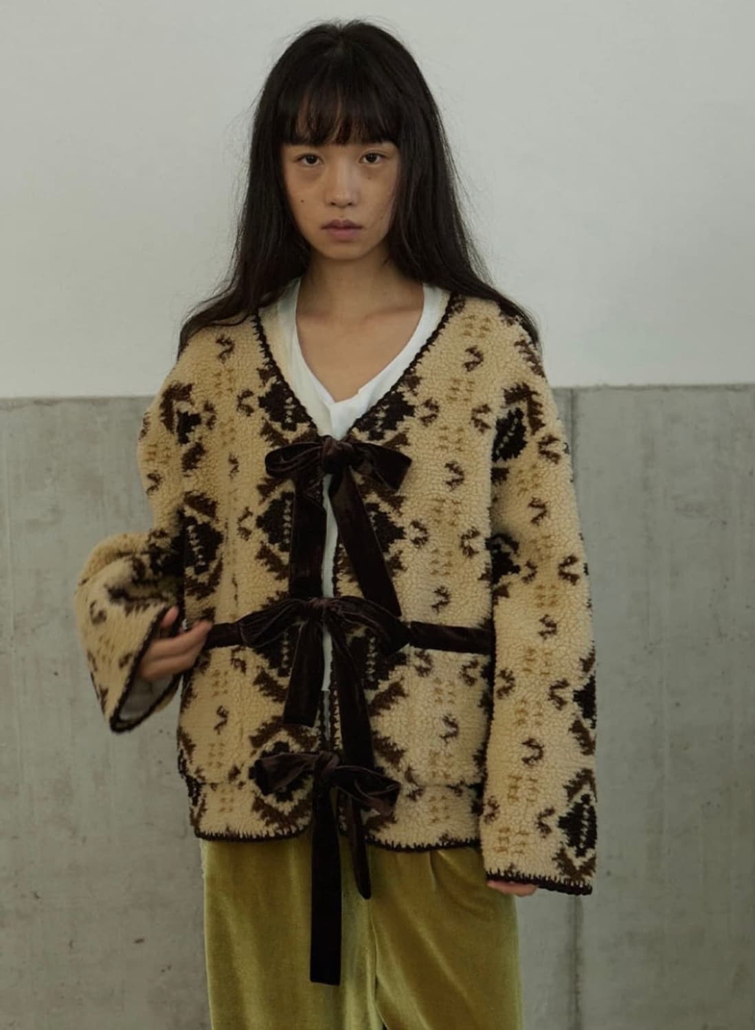 호쿠스포쿠스 노르딕 플리스 가디건 상품이미지1