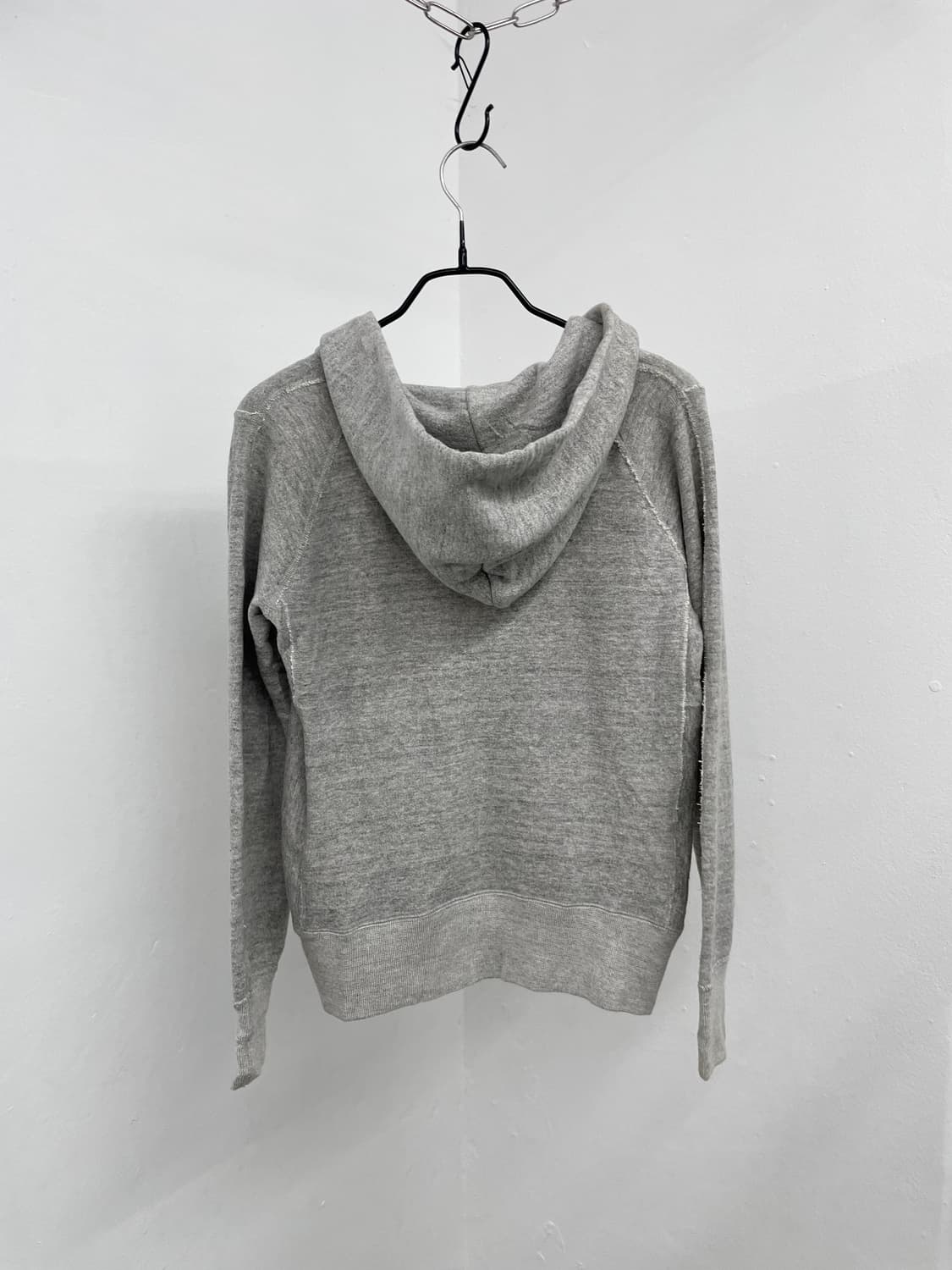 JPN 그레이 투웨이 후드집업 상품이미지6