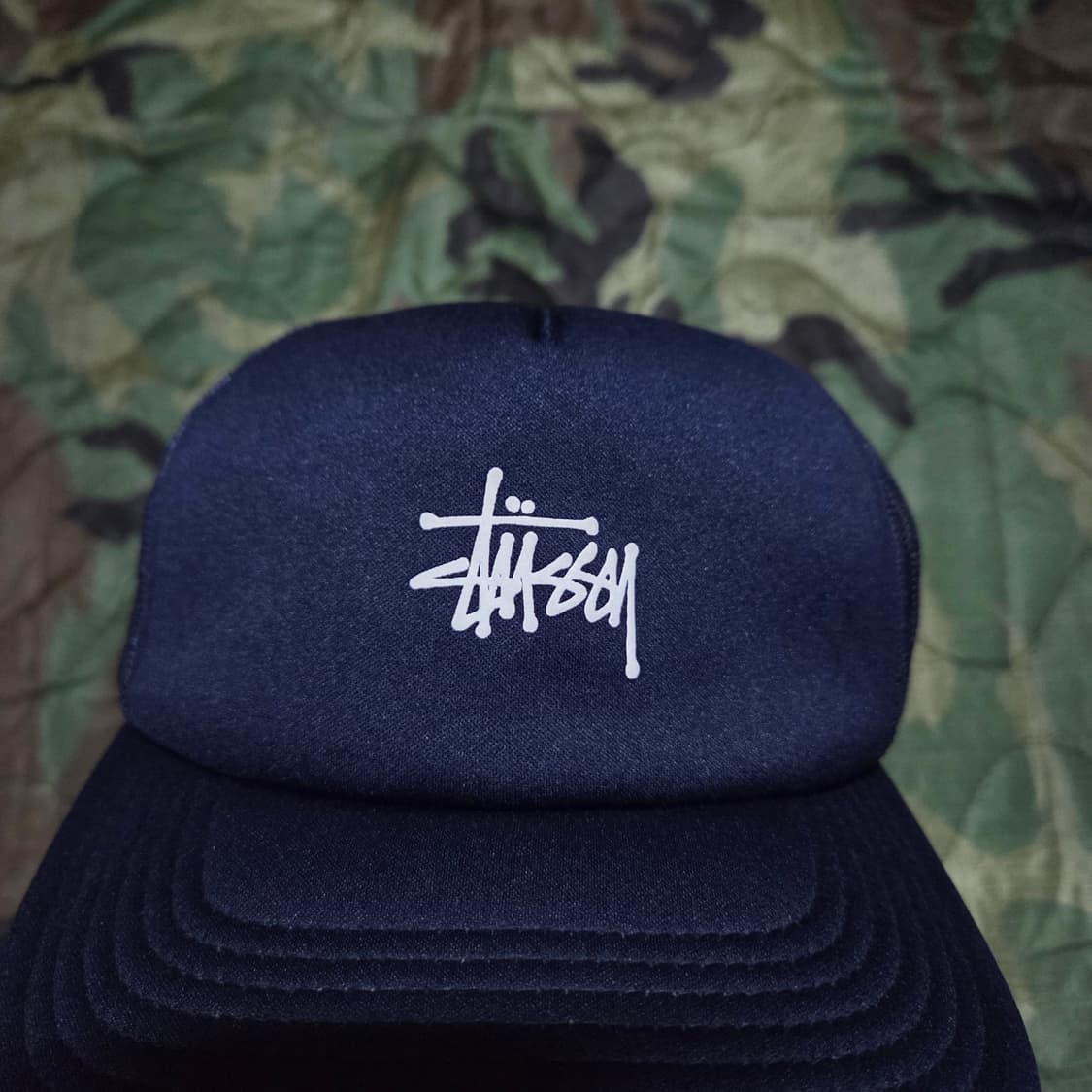 Stussy Puff Print Stock Trucker Cap 스투시 상품이미지1