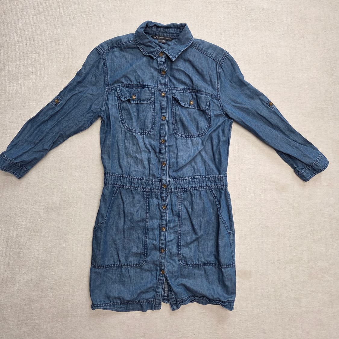 Armani Exchange 아르마니 익스체인지 데님 셔츠 원피스 상품이미지1