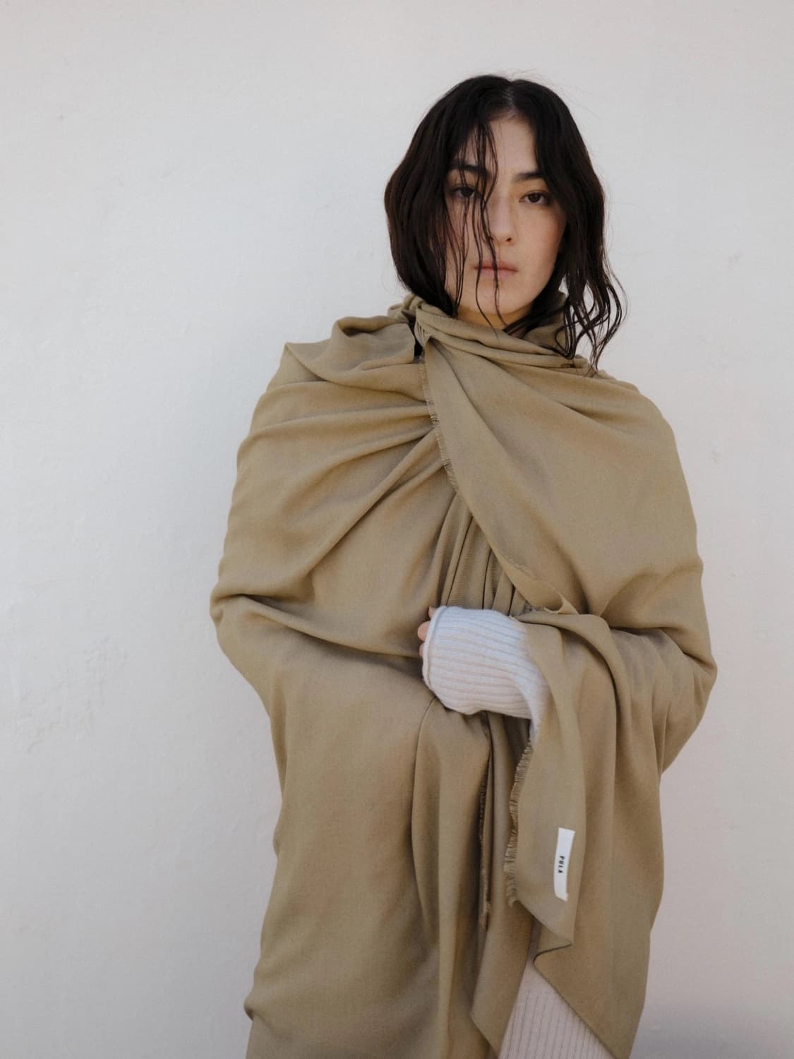 당일거래 8! PULA / Oversized Wool Silk Scarf 상품이미지4