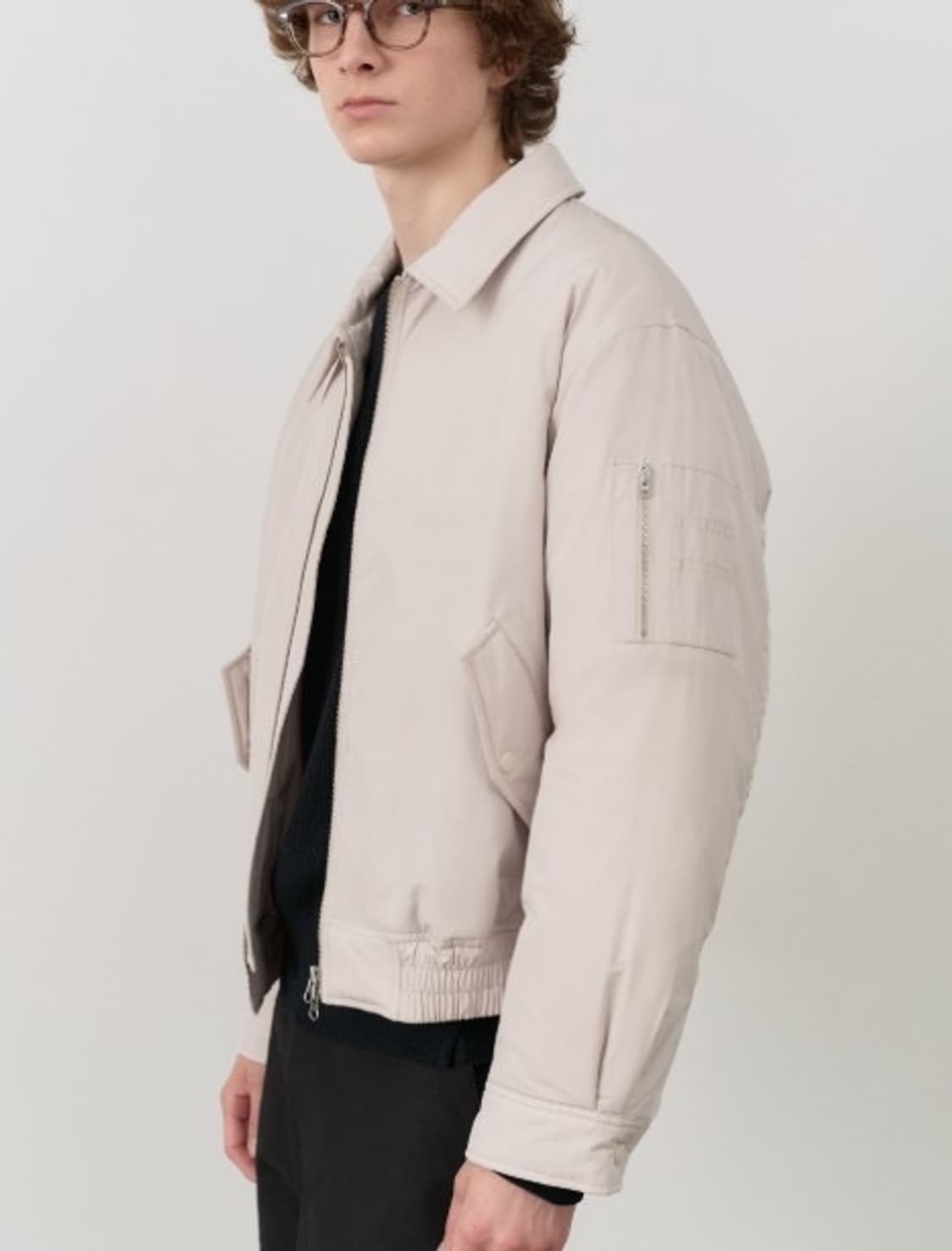 던스트 클래식 봄버 자켓 에크루 상품이미지1