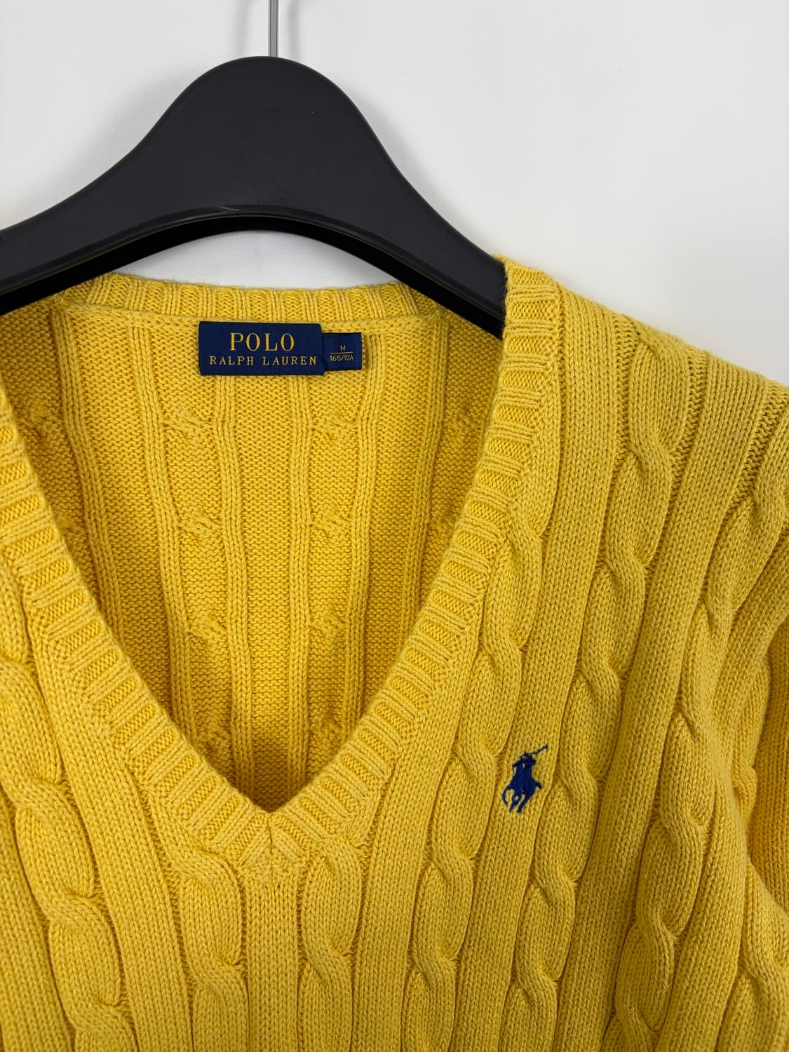 a21) 폴로랄프로렌 꽈배기 브이넥 니트 상품이미지2