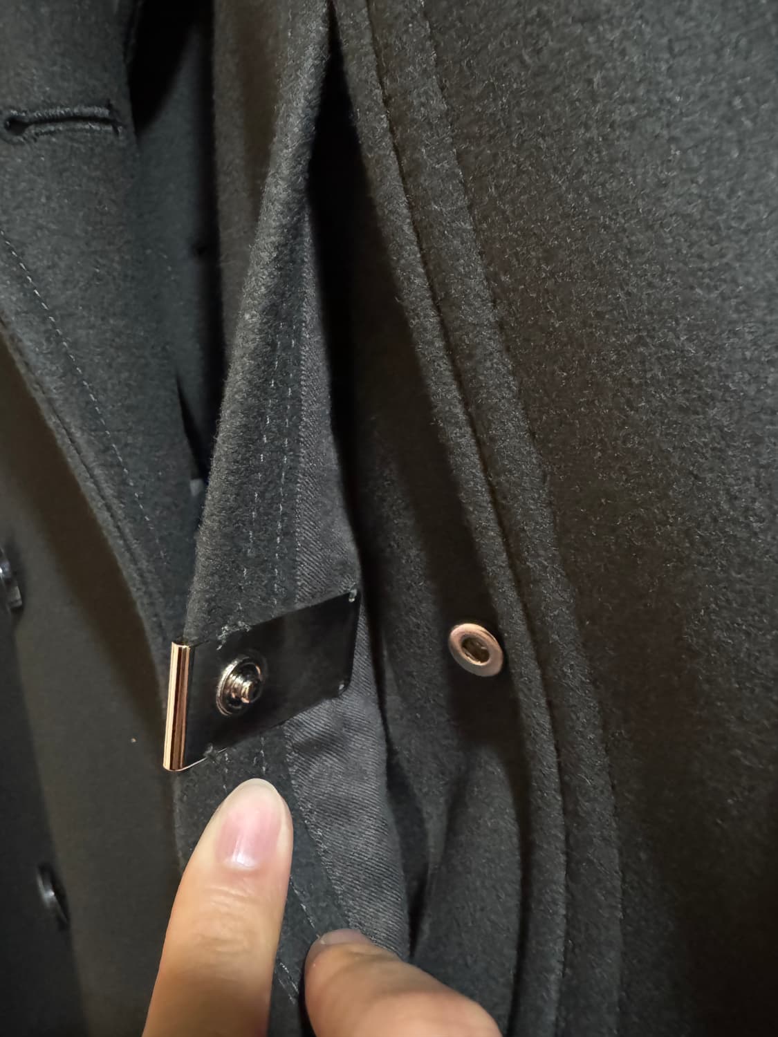 솔리드옴므 23fw 머니클립 더블코트 48 상품이미지4