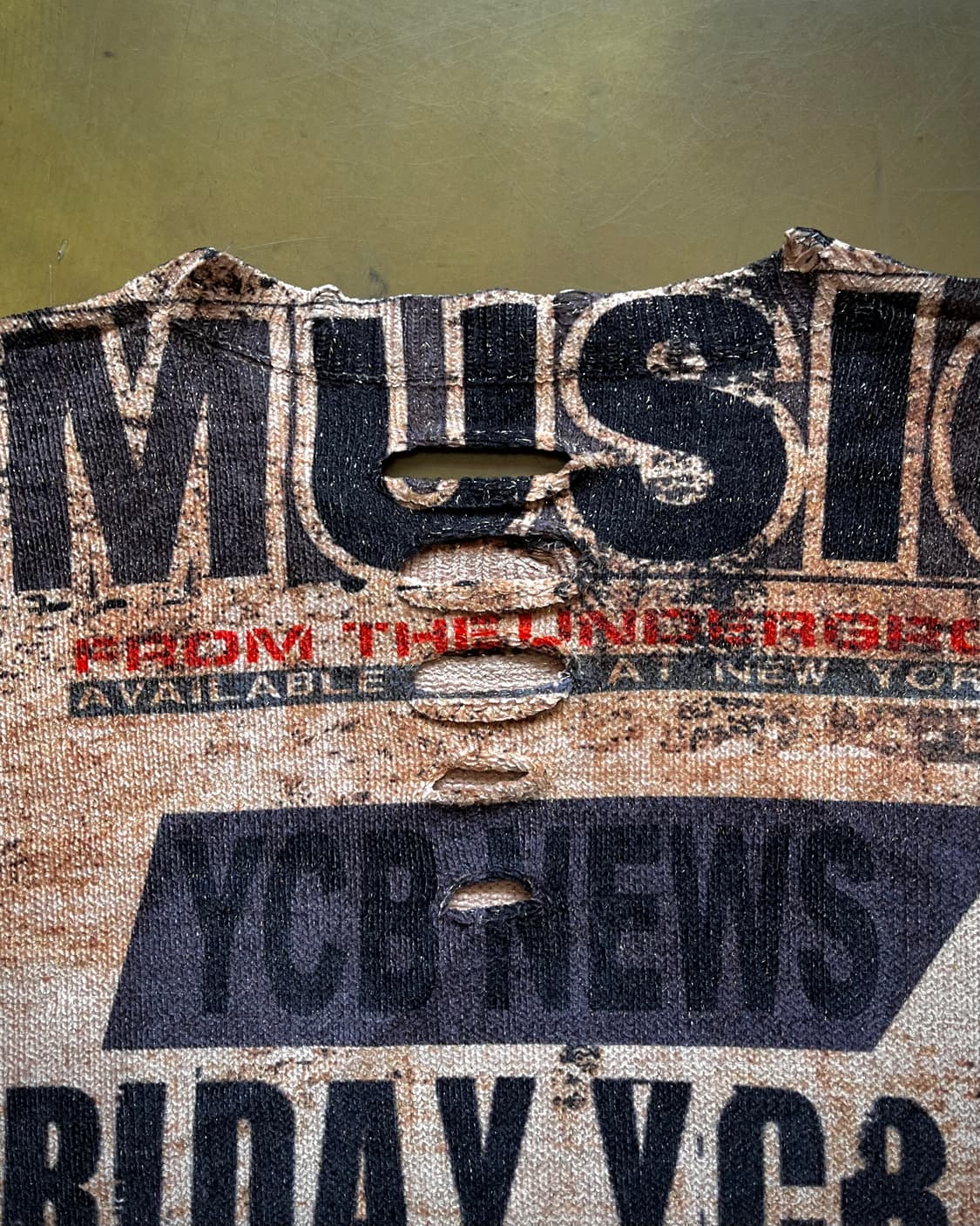 Jpn Vintage Damage Grunge Lettering Knit 상품이미지10