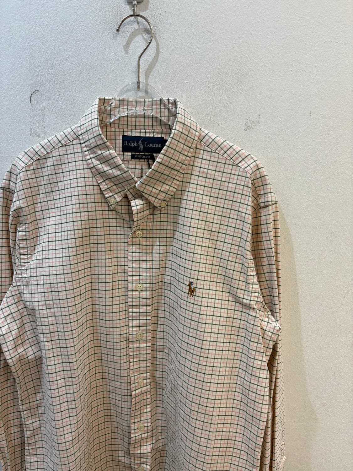 Polo check shirt XL 상품이미지2