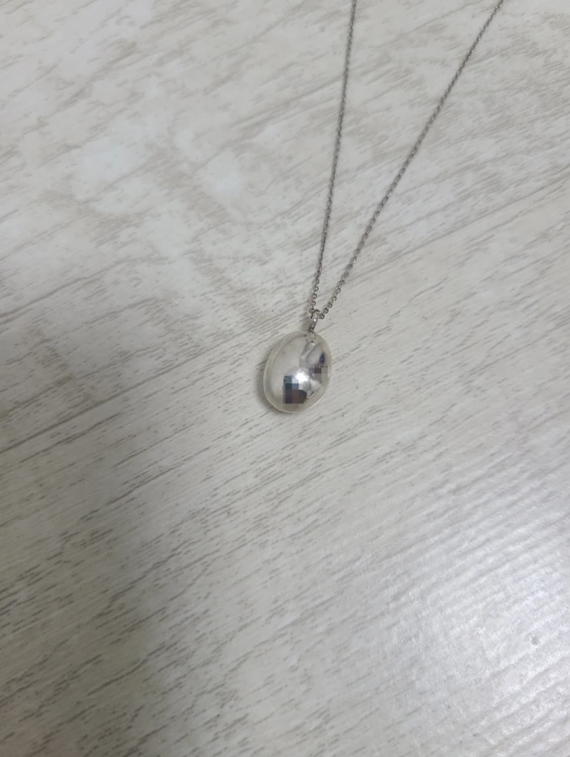 달걀 실버925 목걸이 상품이미지2