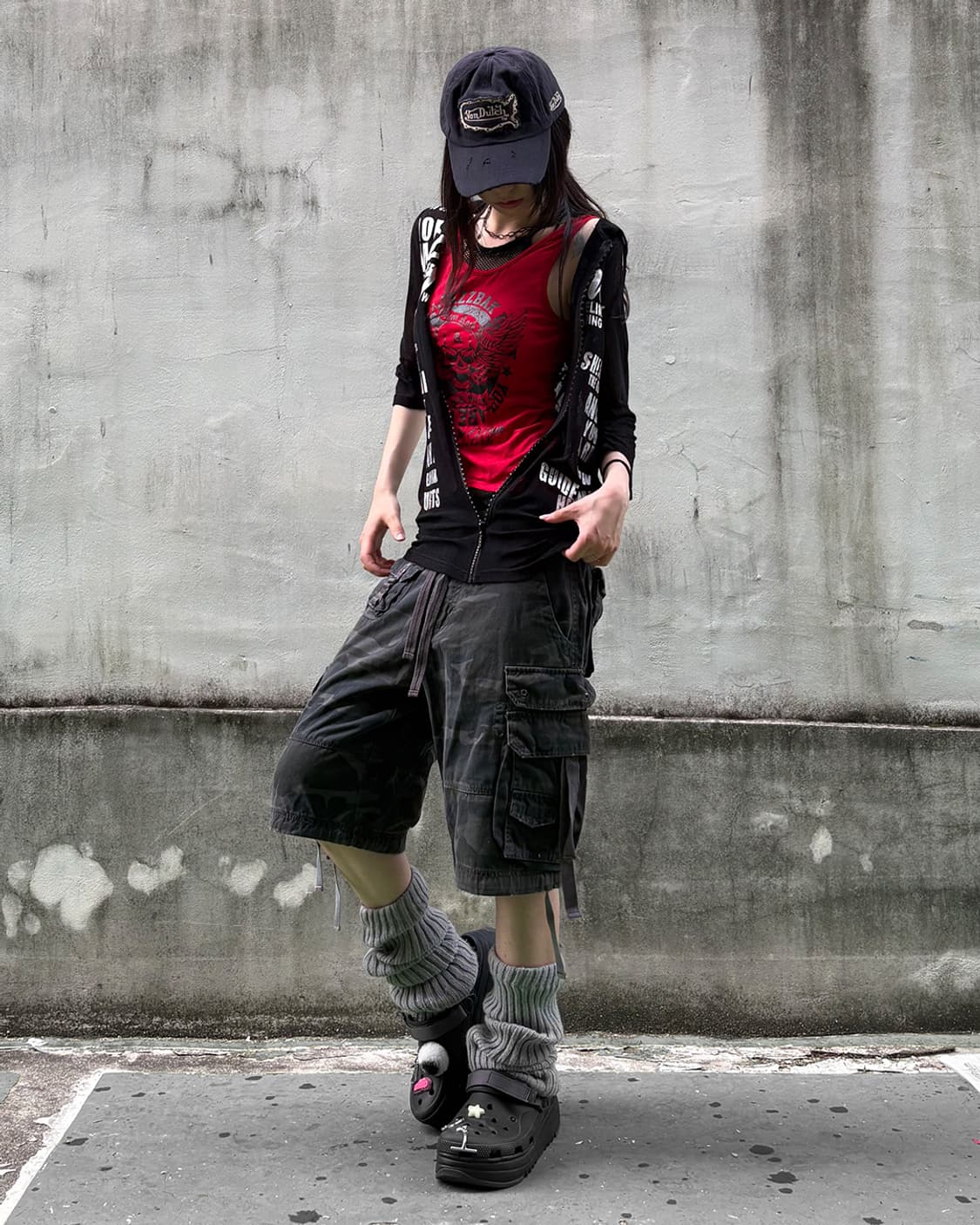 00‘s Punk Graphic Hooded Zip-Up 상품이미지3