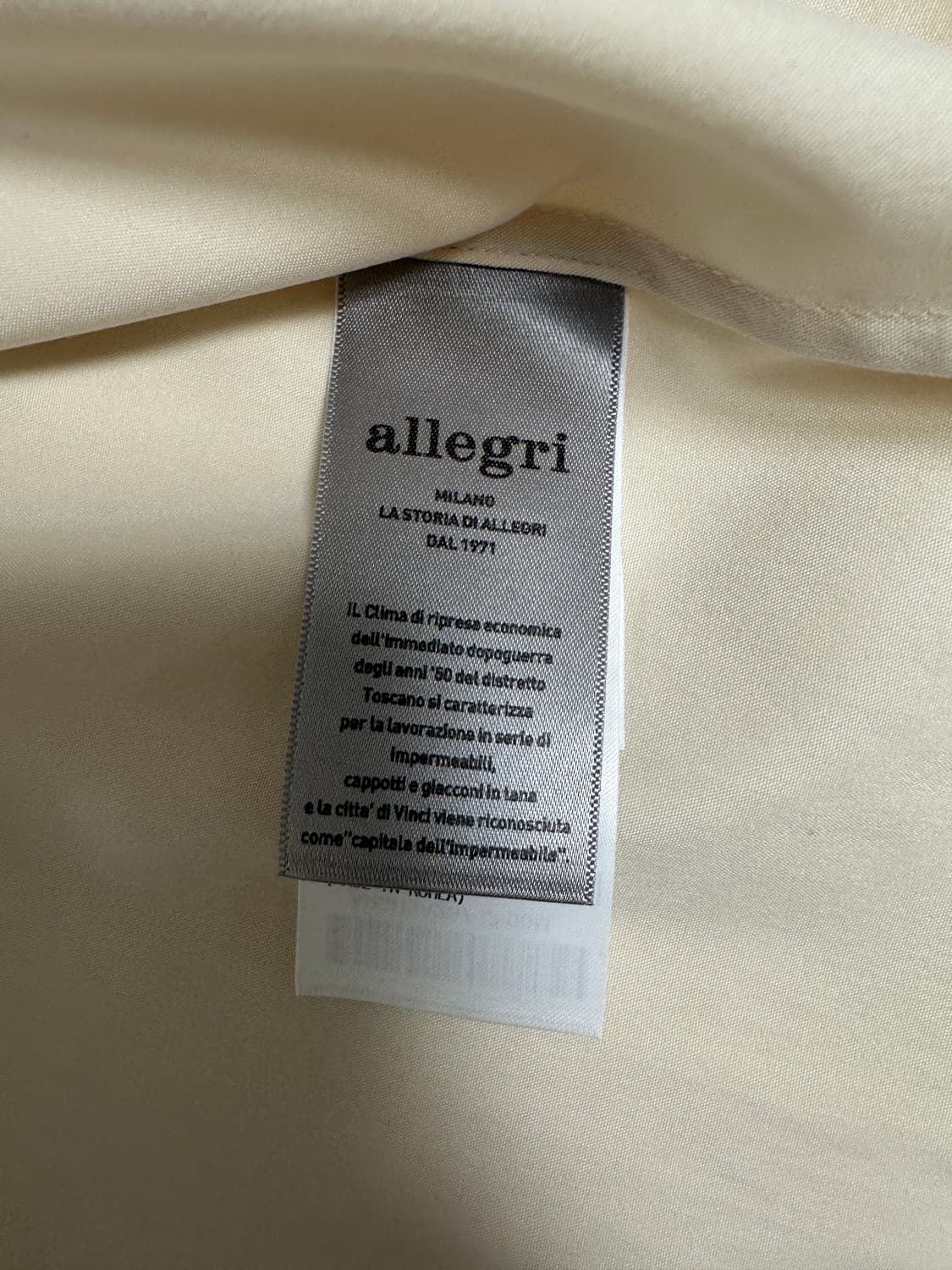 알레그리 아이보리 셔츠M(100-105)(택있음) 상품이미지5