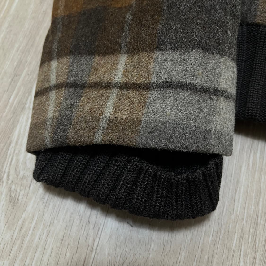 DECO 여성 모직 울 베이지 체크자켓 S(90) 상품이미지8