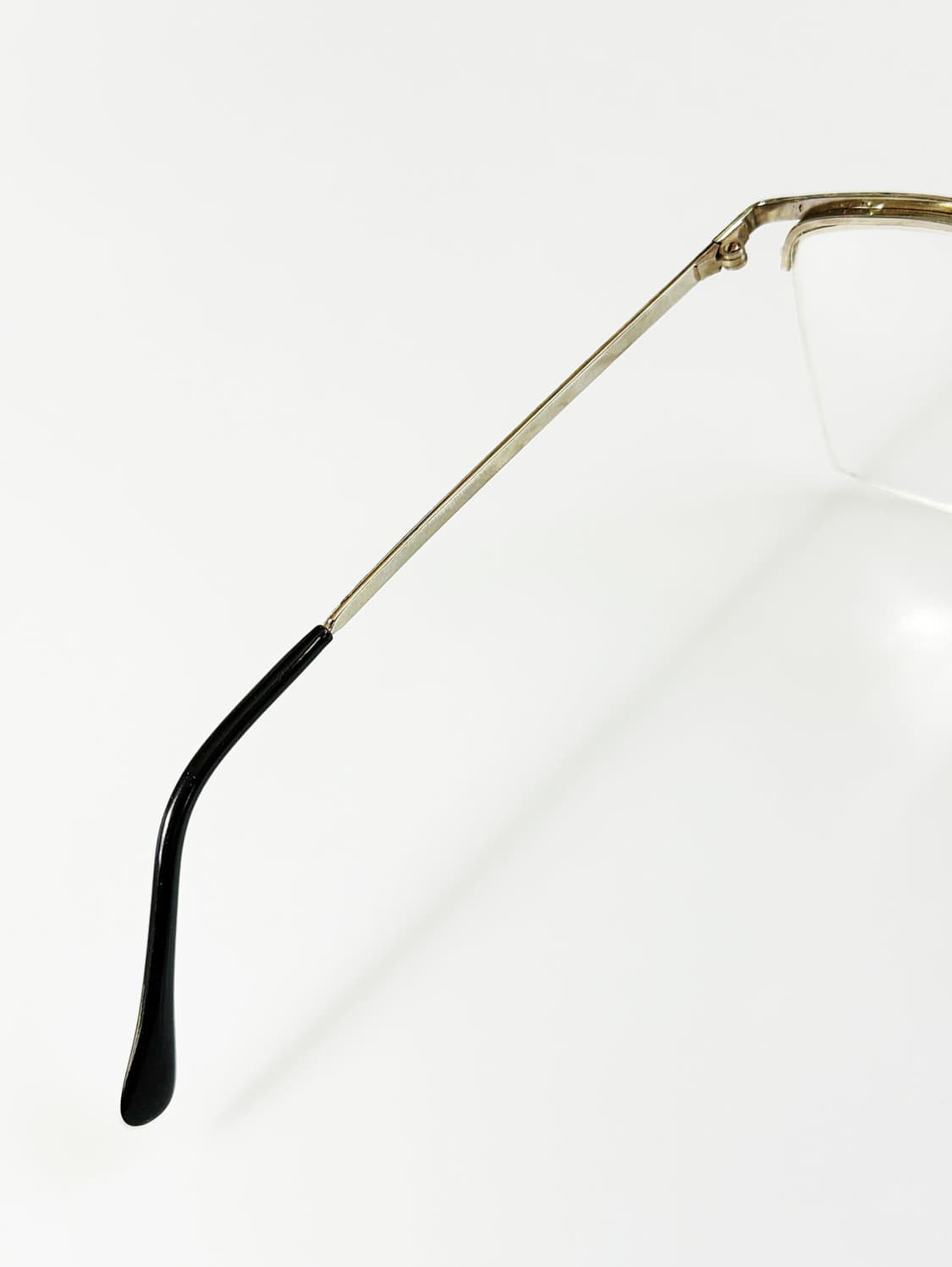 90s 미국제 빅스퀘어 하프림 프레임 빈티지 안경 상품이미지7