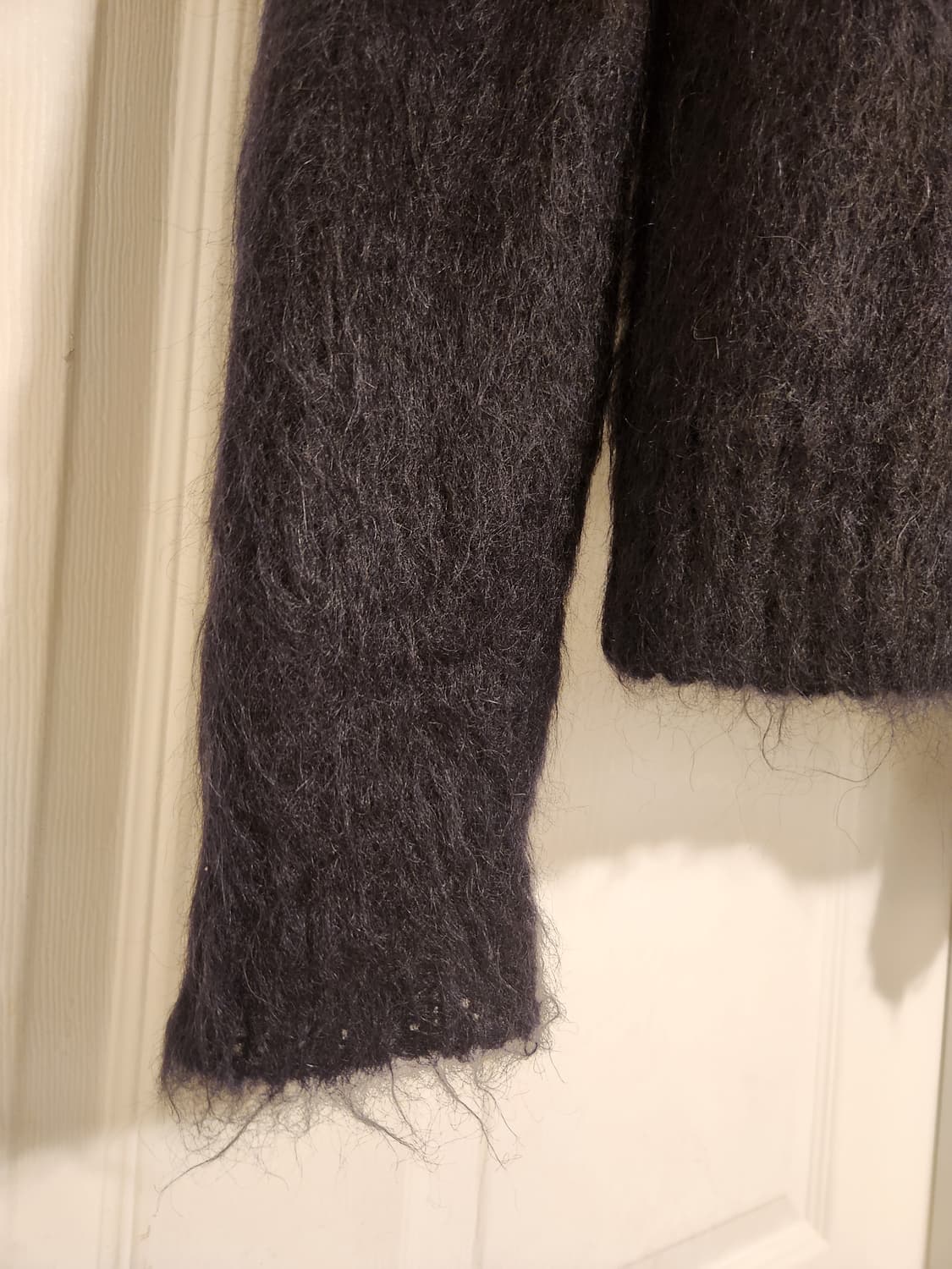 (정품)로샤스 ROCHAS 블랙 모헤어 가디건 새상품급 상품이미지7