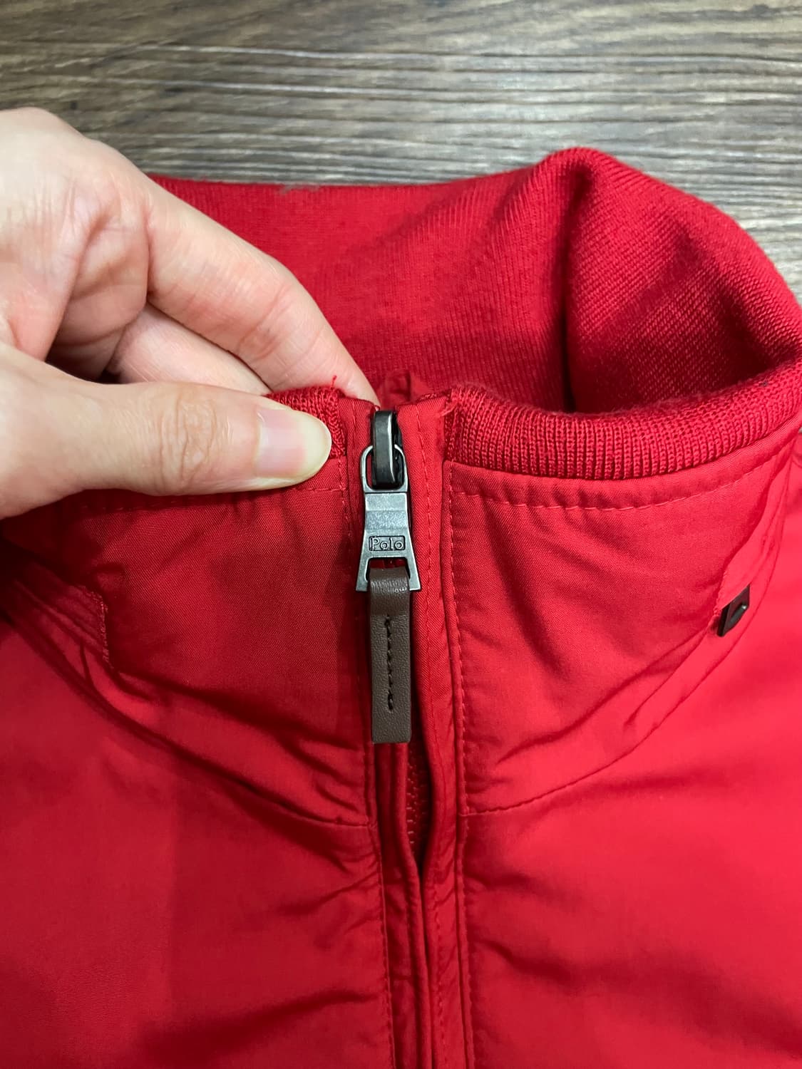 폴로 랄프로렌 기모 폴리쉘 페리 자켓 레드 상품이미지6
