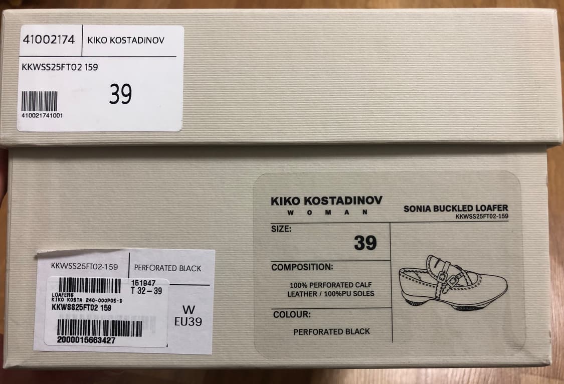 Kiko kostadinov sonia buckled loafer 상품이미지4