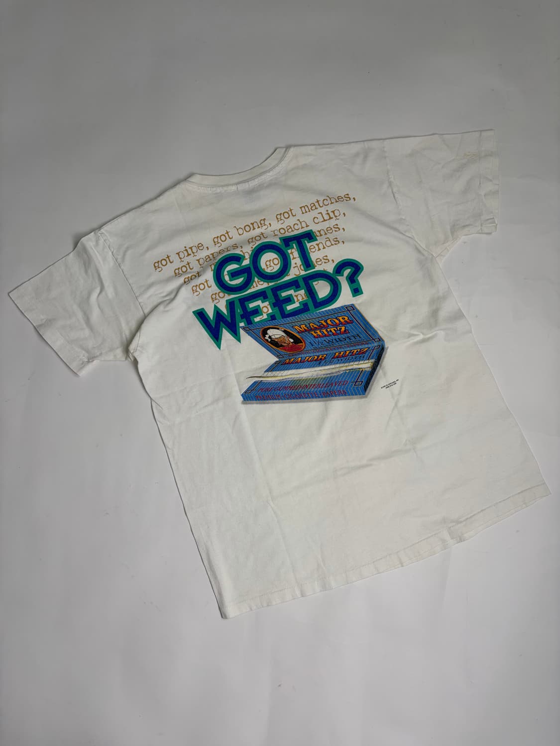 90s Weed Tee (white) 상품이미지2