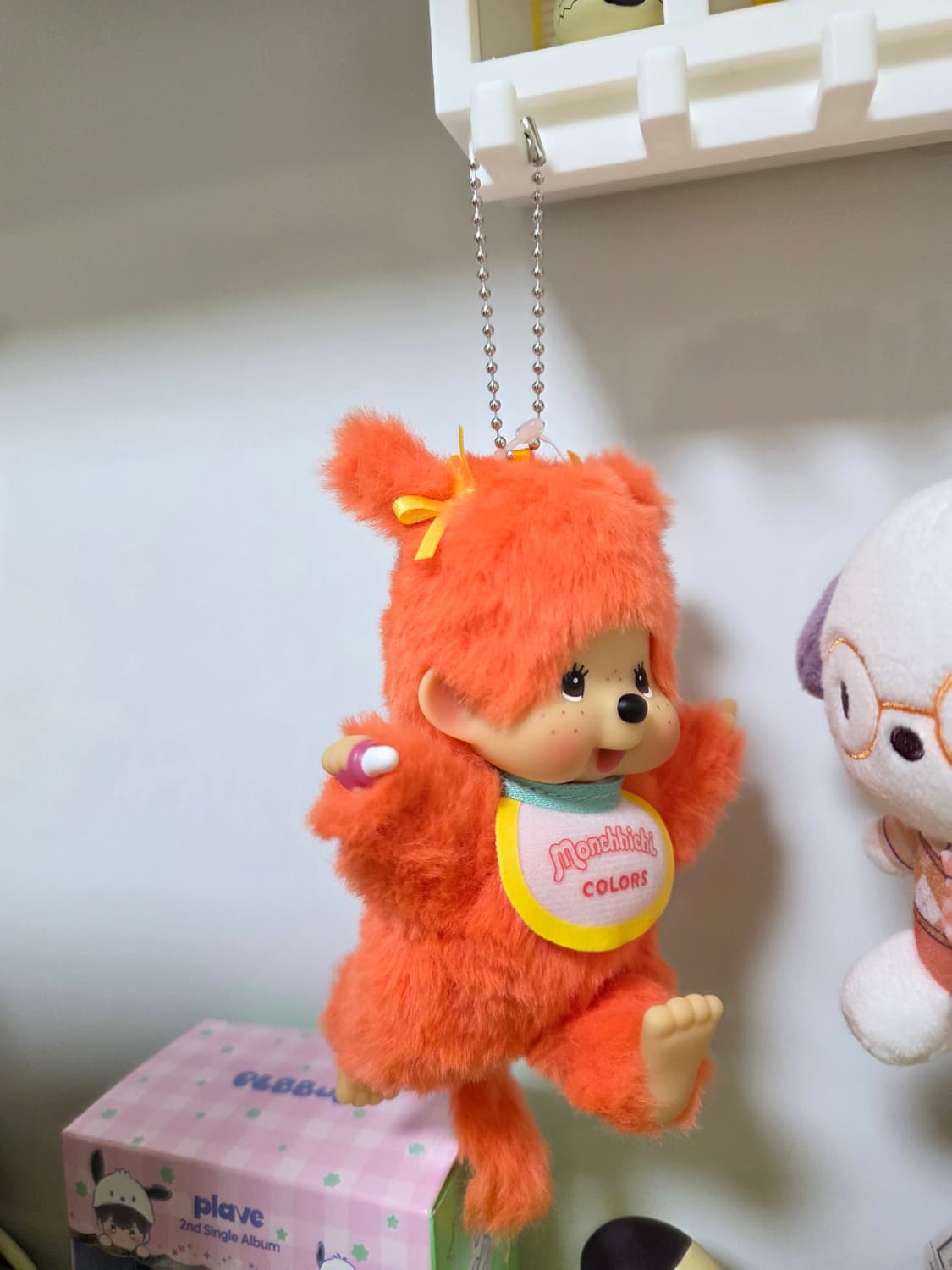 관절 커스텀 몬치치 키링 오렌지 양갈래 상품이미지2