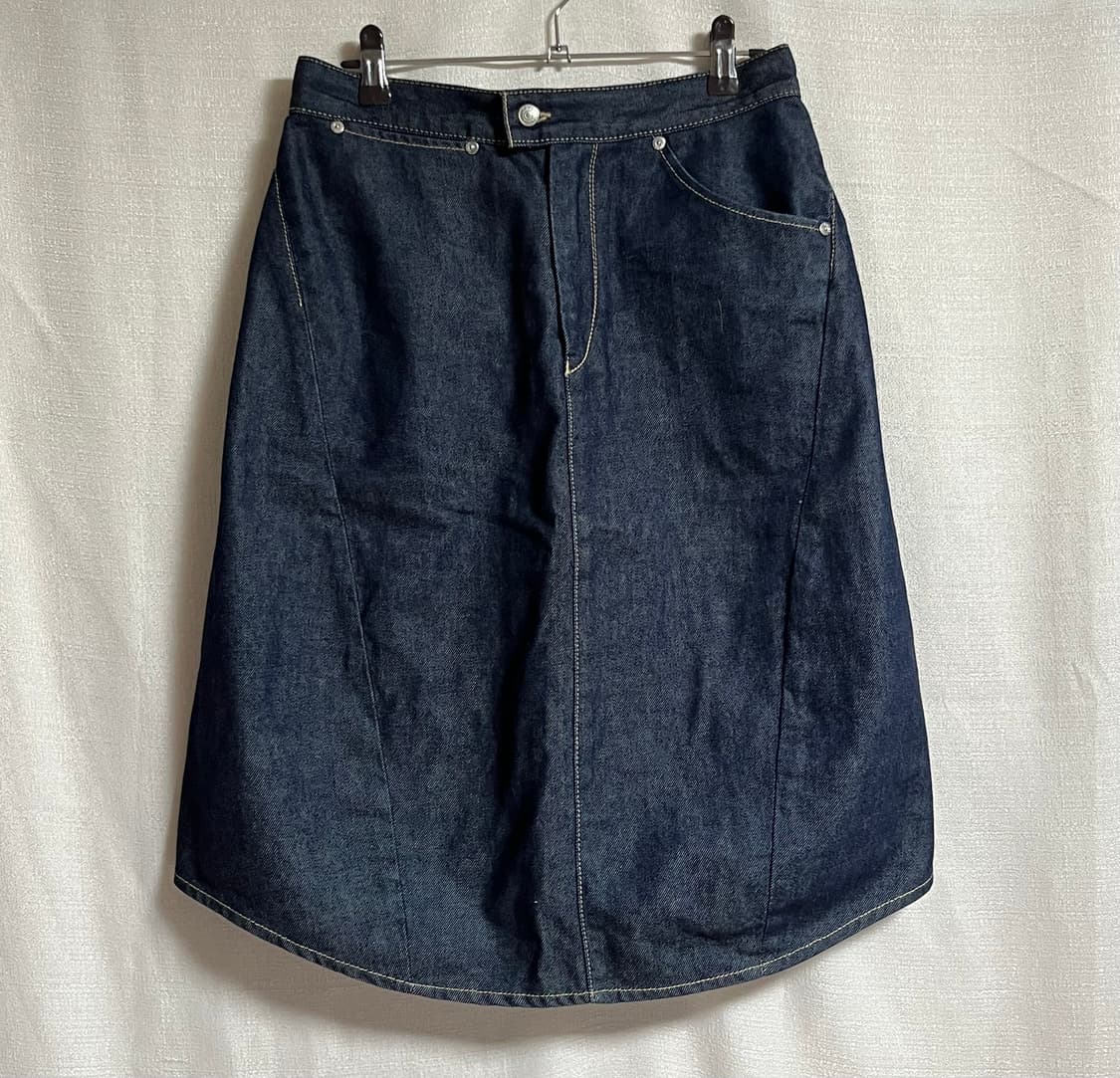 리바이스 생지 데님 A라인 치마 스커트  상품이미지1