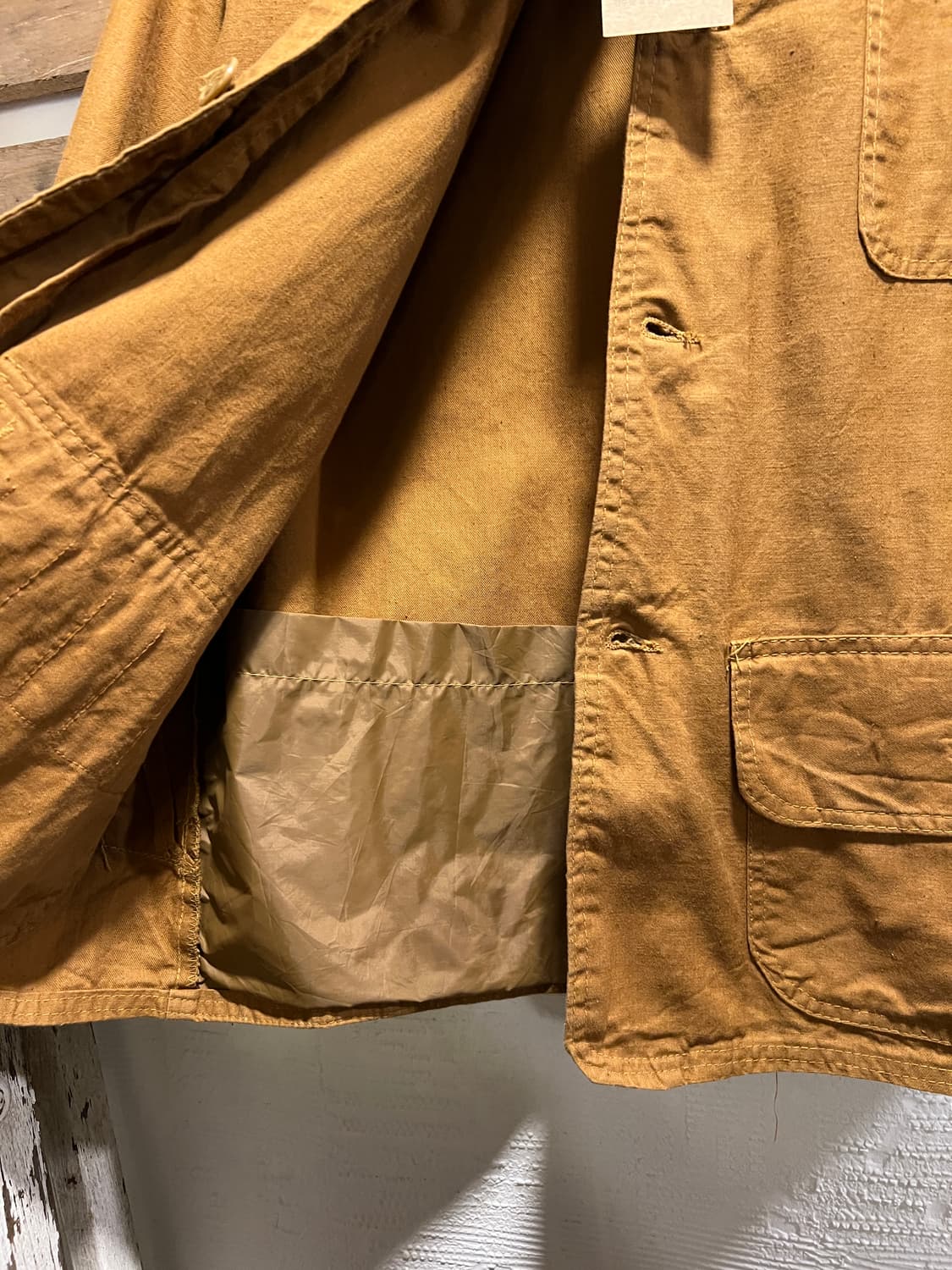 [L]70's Amerian Field USA 브라운 덕 캔버스 헌팅자켓 상품이미지6