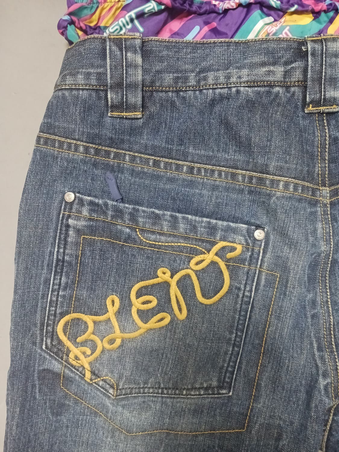 [M] 블렌트 마블 레이어드 데님 팬츠 보드복 스키복 상품이미지8