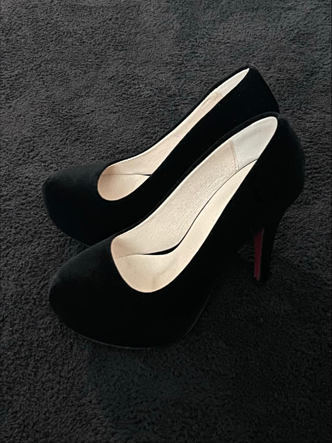 Suede Platform Heels 상품이미지3