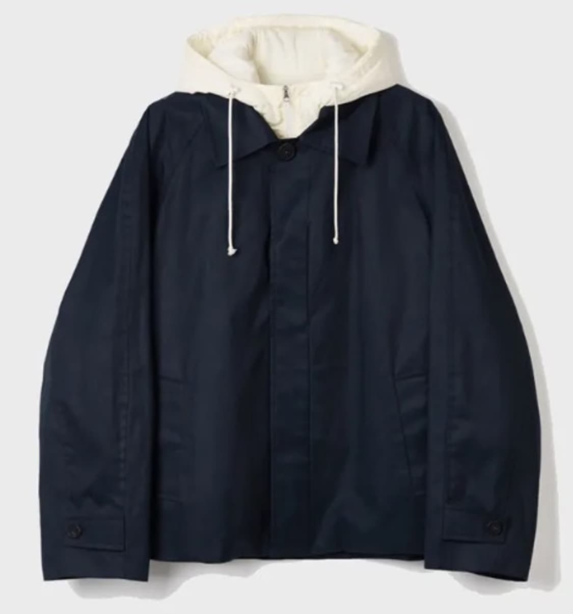 인뎁스리포트 Contrast Hoodie Mac Jacket Navy 상품이미지1