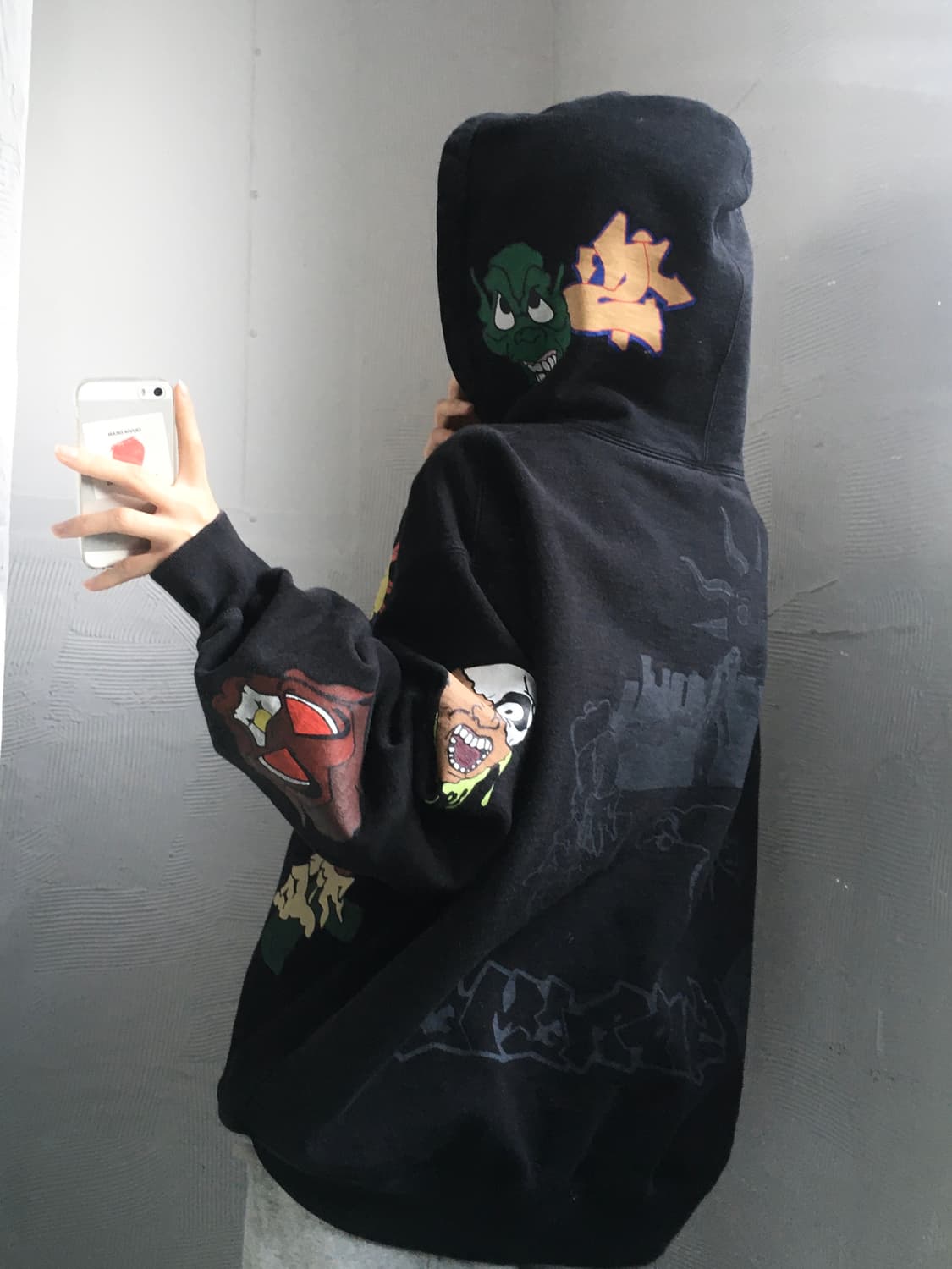 Supreme 슈프림 23FW 선 라이즈 블랙 후드티 상품이미지2