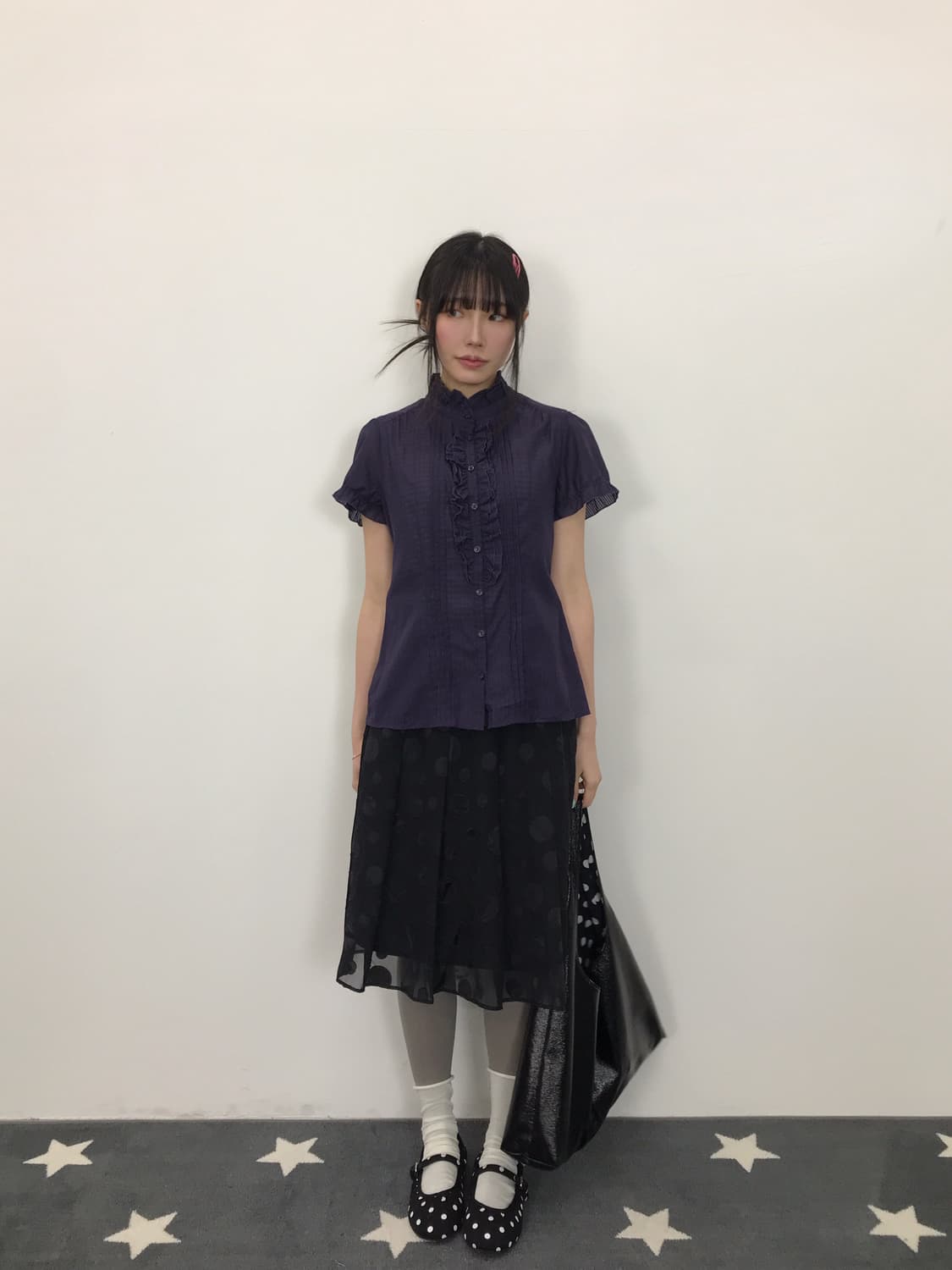 Bcbgmaxazria Purple Poly Blouses 상품이미지1