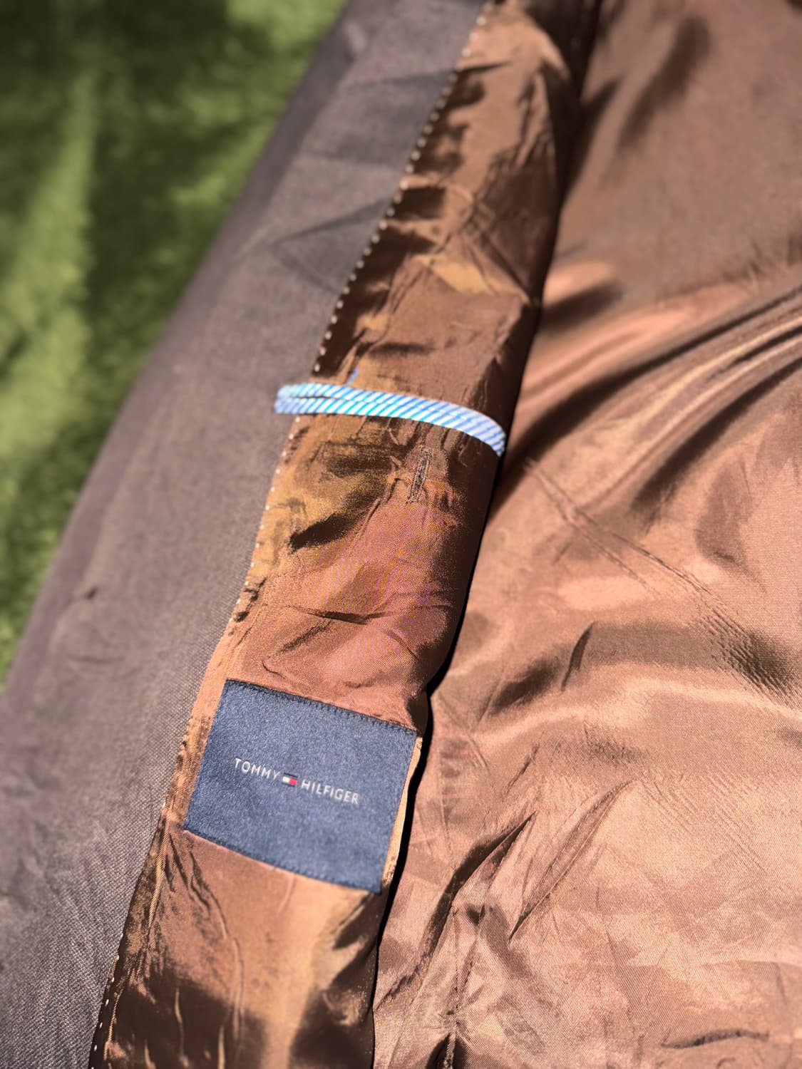 [40R] 타미힐피거 USA 투버튼 클래식핏 블레이저 자켓 브라운 상품이미지6