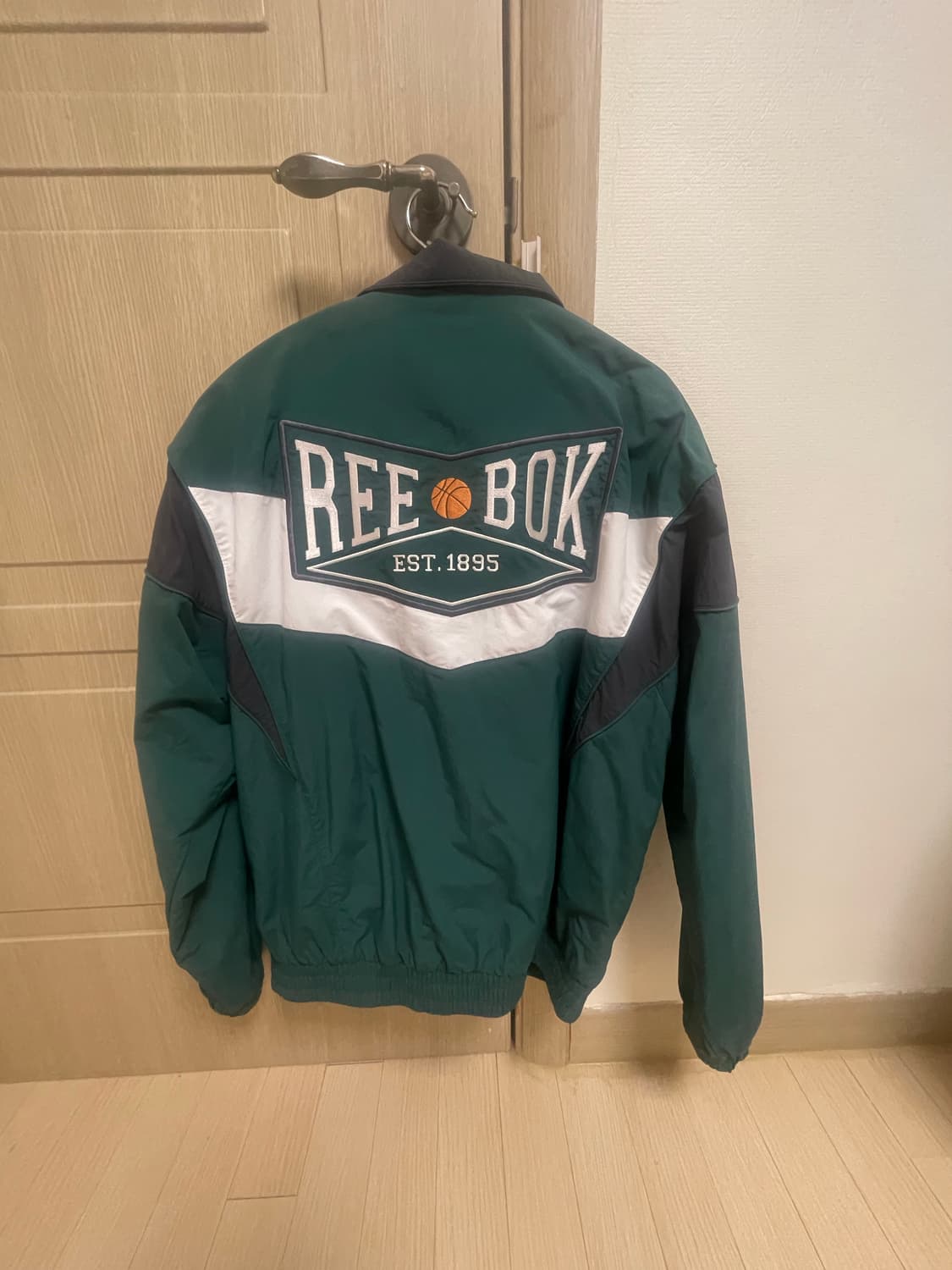 리복 헤리티지윈드브레이커 바람막이 그린 상품이미지7