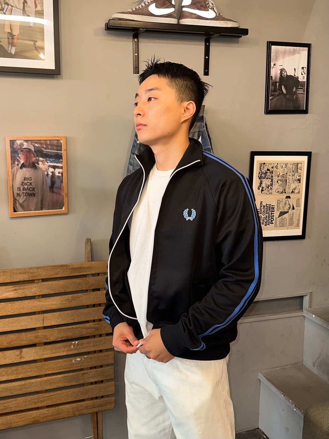 Fred Perry Japan line raglan logo jersey 상품이미지2