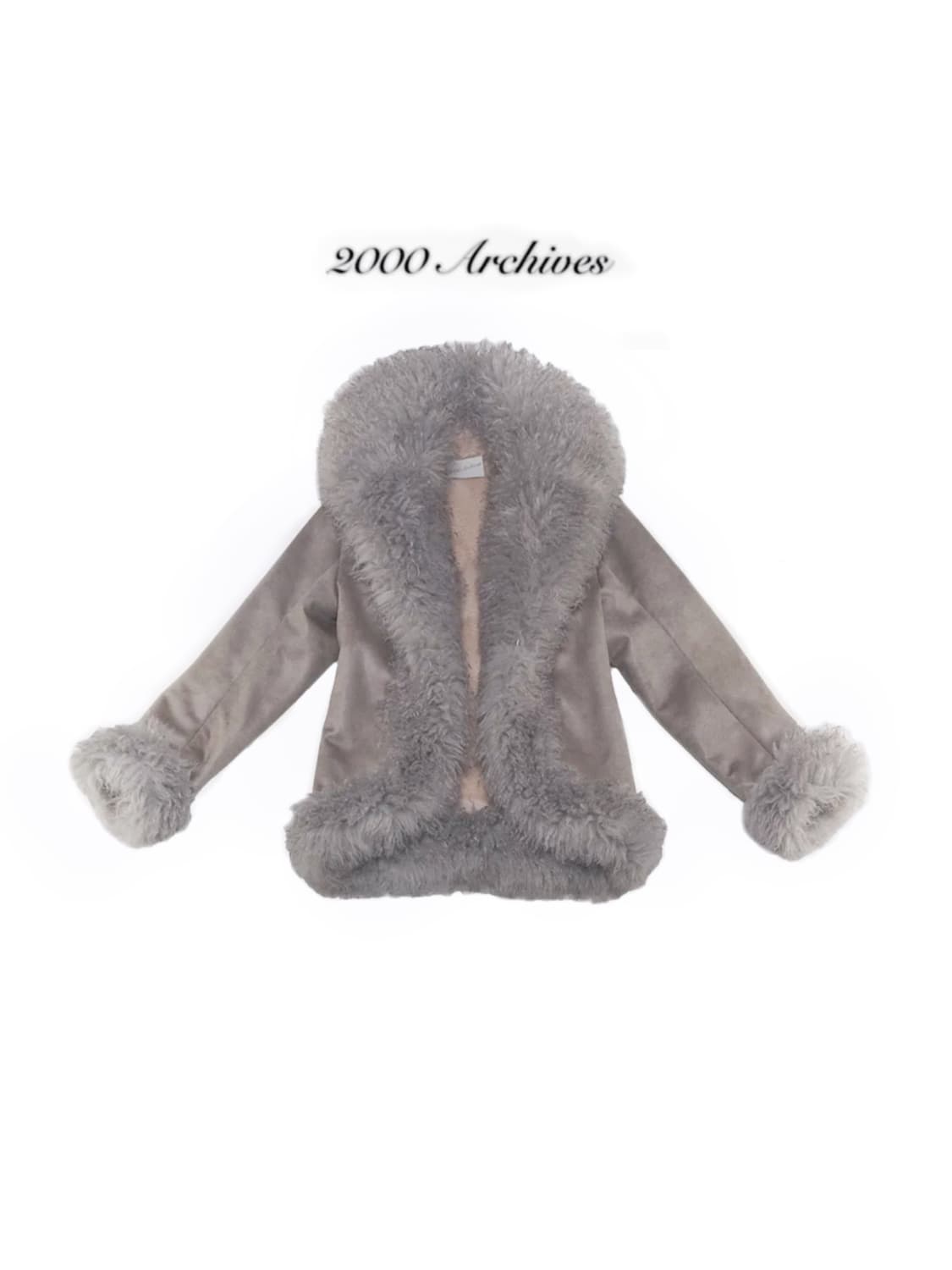 2000Archives Foxy fur Mustang Coat Grey  상품이미지1