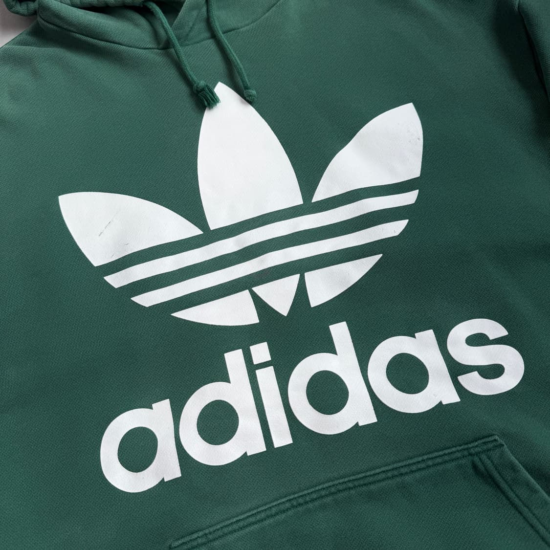 아디다스 신형 파이어버드 빅로고 후드티 그린 상품이미지3