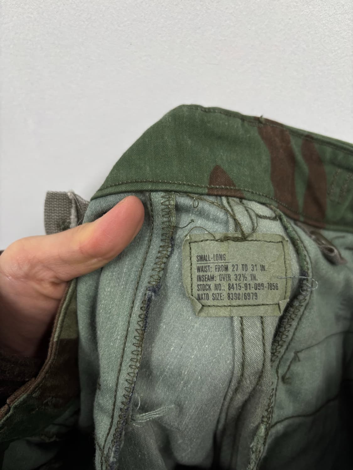 미군 우드랜드 BDU 팬츠 27to31ln 상품이미지7