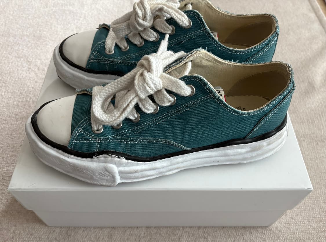 미하라 야스히로 피터슨 캔버스 스니커즈 블루 / 43 상품이미지4