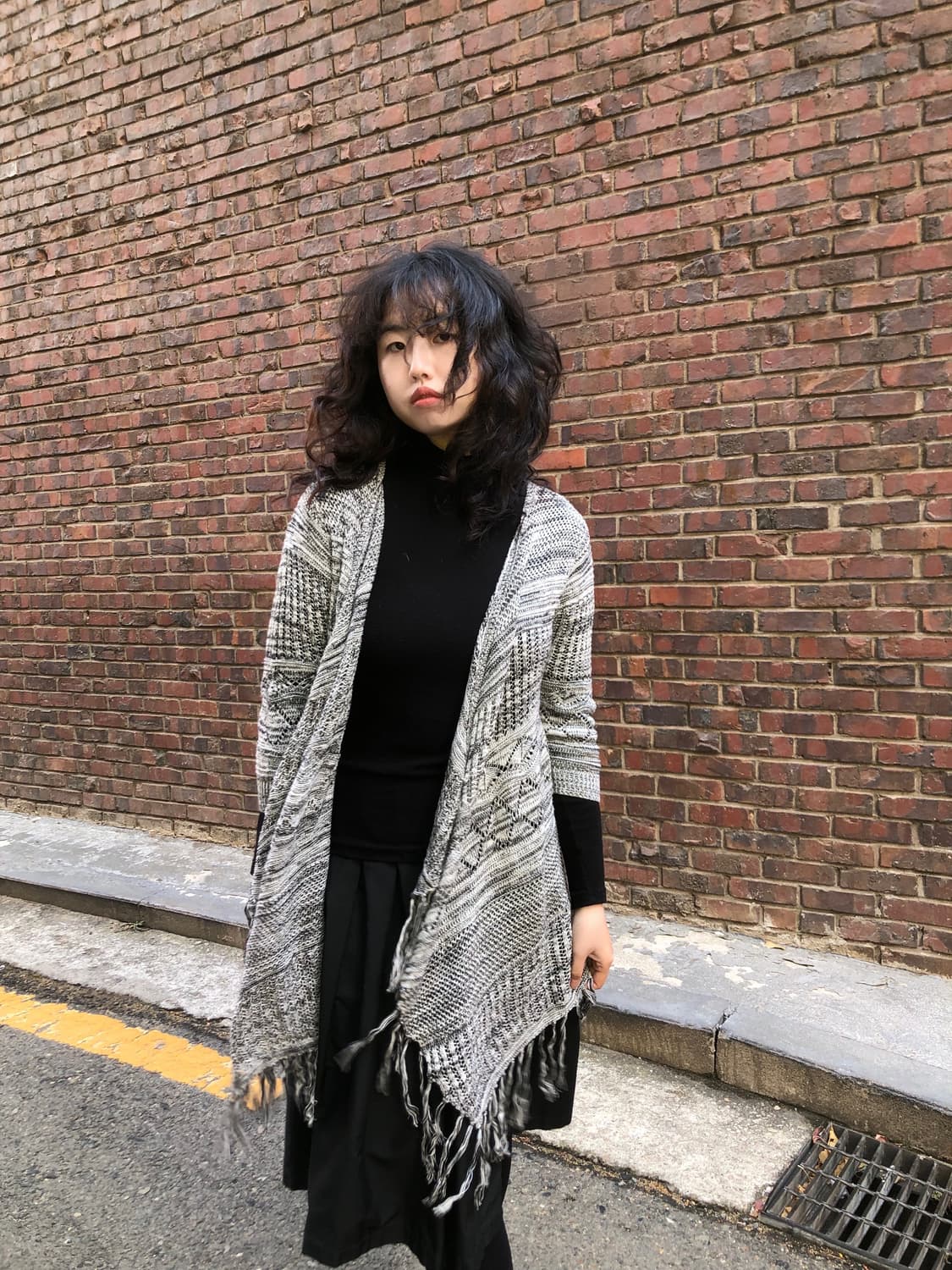 grunge shawl cardigan 상품이미지2