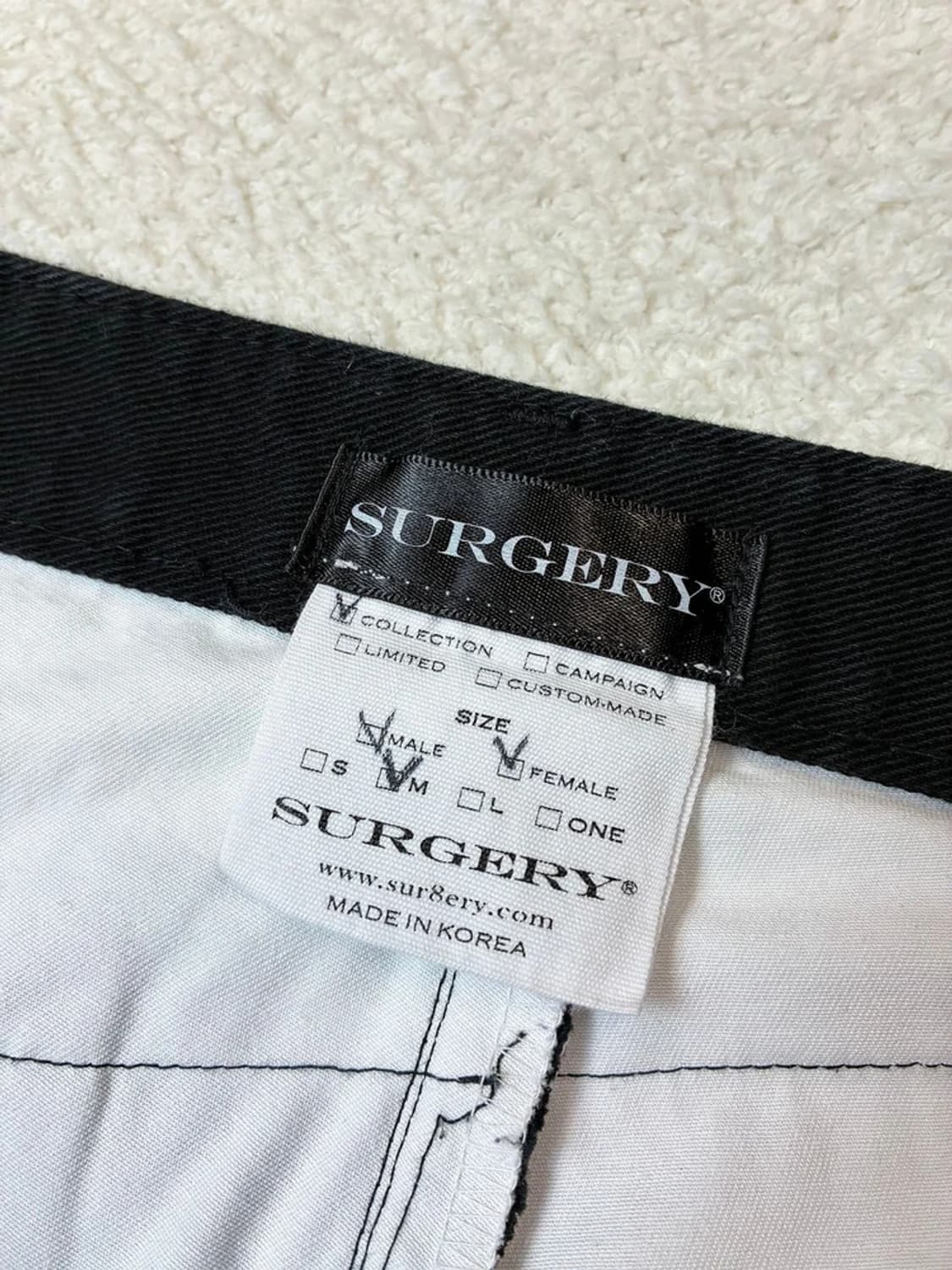 써저리 Surgery 30 해체주의 데님 팬츠 PN5973 상품이미지9