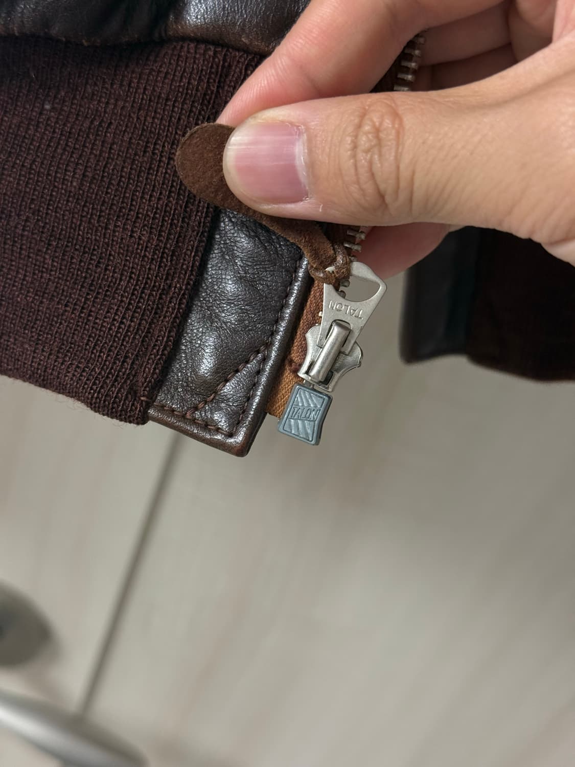 리얼맥코이 A2 씰브라운 색상 호스하이드 가죽자켓 상품이미지6