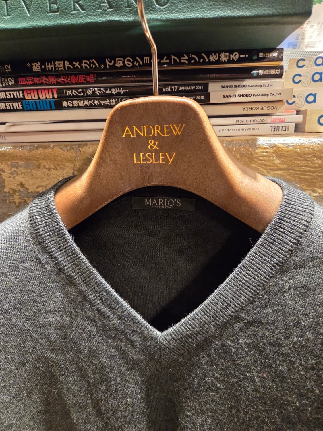 이탈리아 니트브랜드 마리오 메리노울니트 상품이미지2