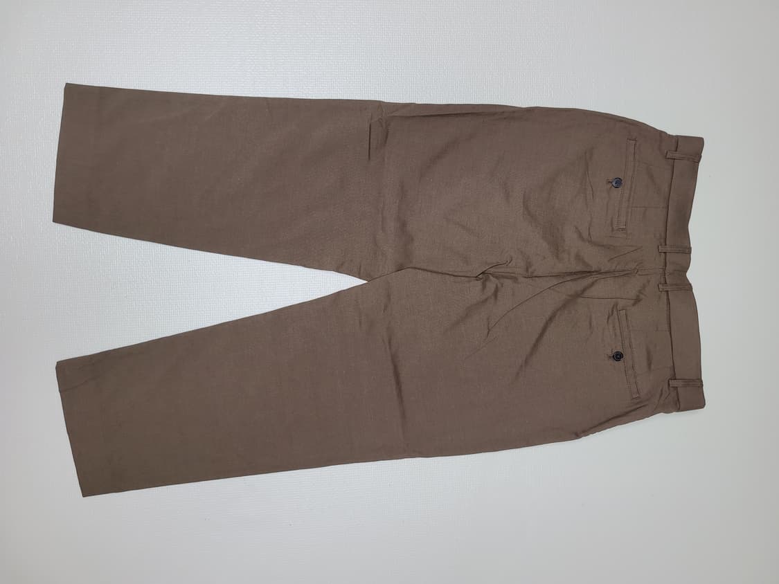 스파오 SPAO 남자 린넨 치노 34 브라운 상품이미지9