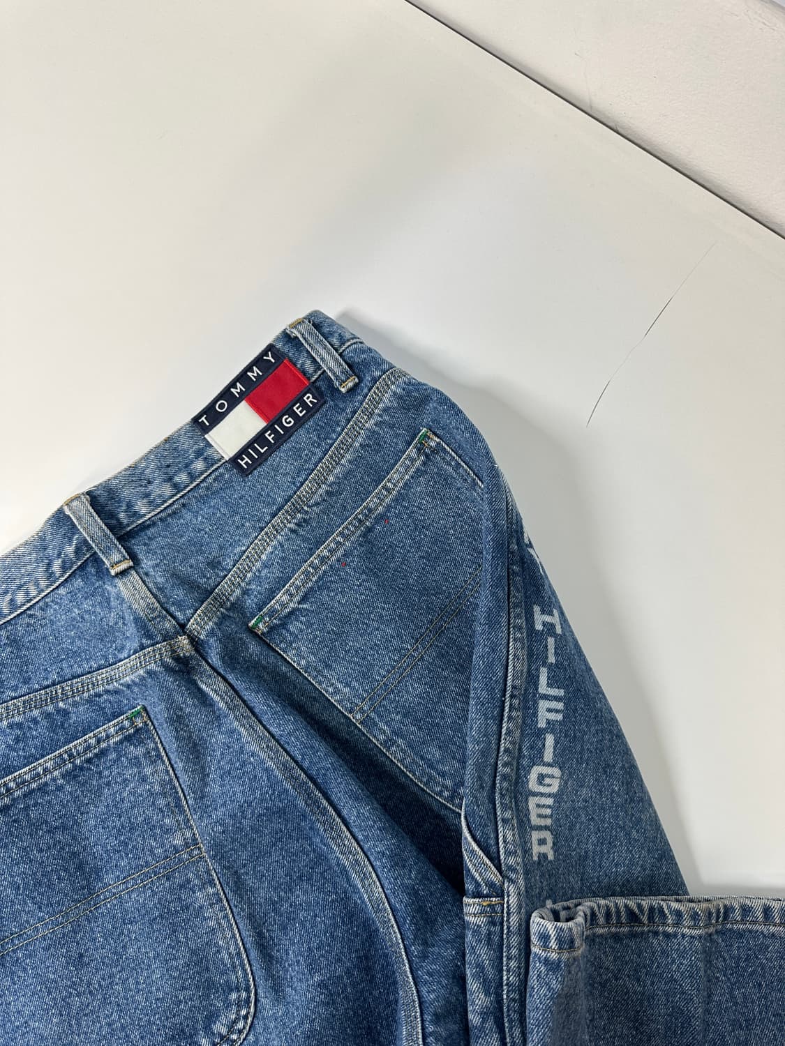 90s tommy 스펠아웃 카펜더 데님  상품이미지5