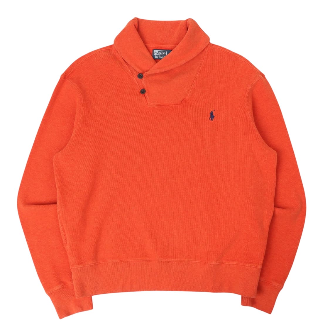폴로 랄프로렌 오렌지 코튼 숄카라 니트 상품이미지1