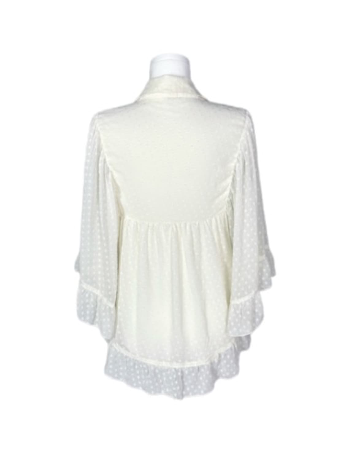 모리걸 갸루 아이보리 블라우스 케이프 상품이미지4